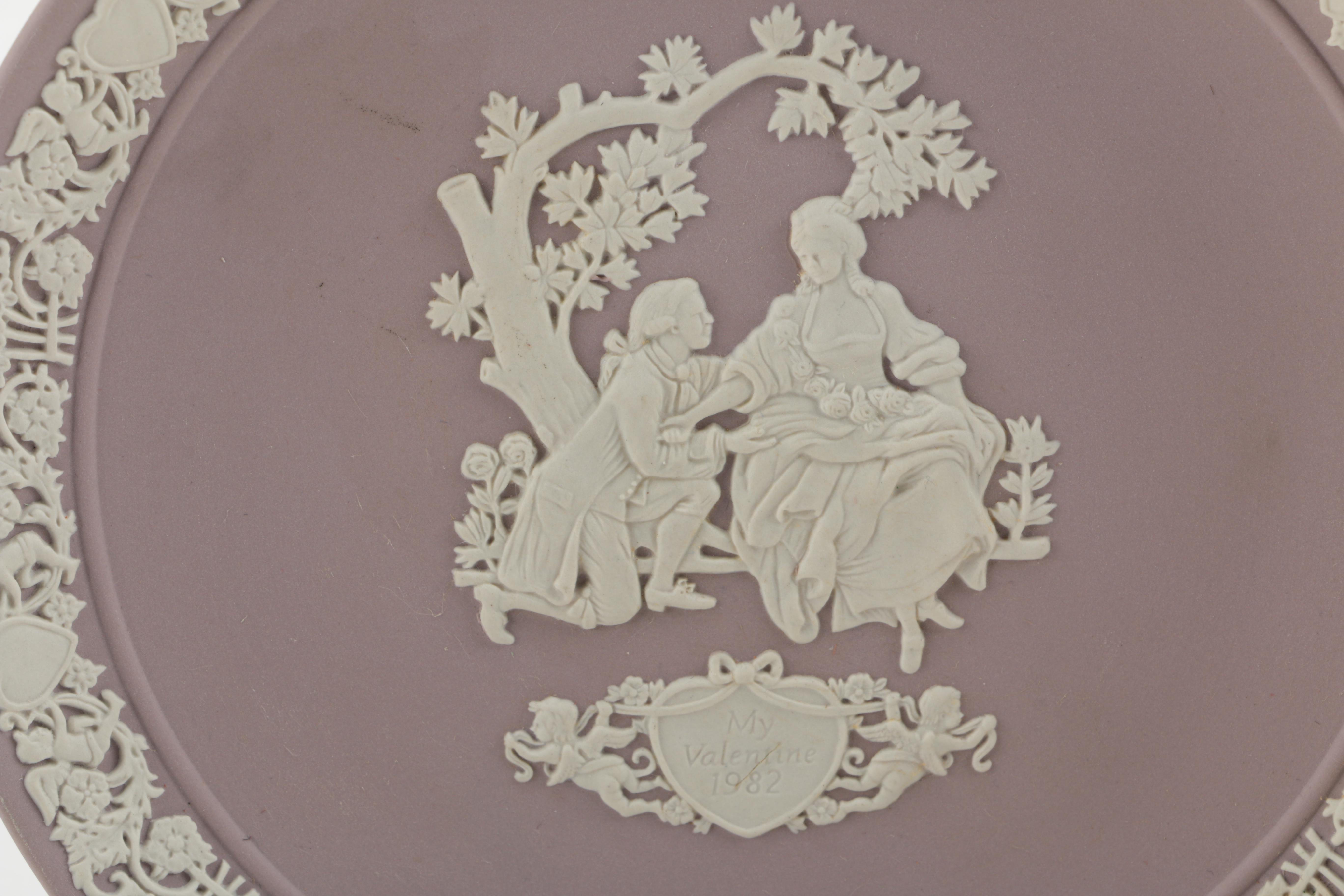 Collection of Wedgwood Plates and Heart Shaped Trinket Dish