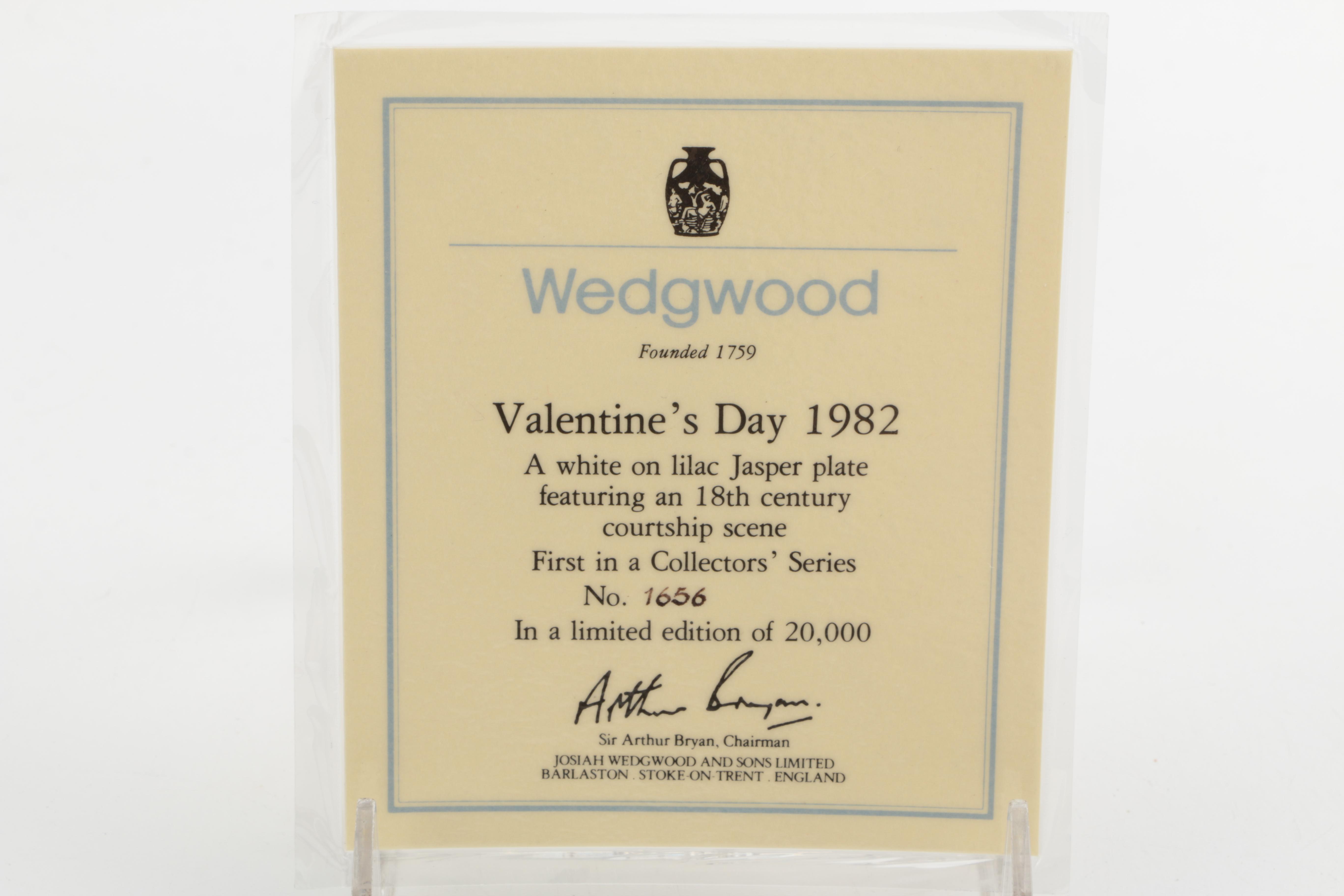 Collection of Wedgwood Plates and Heart Shaped Trinket Dish