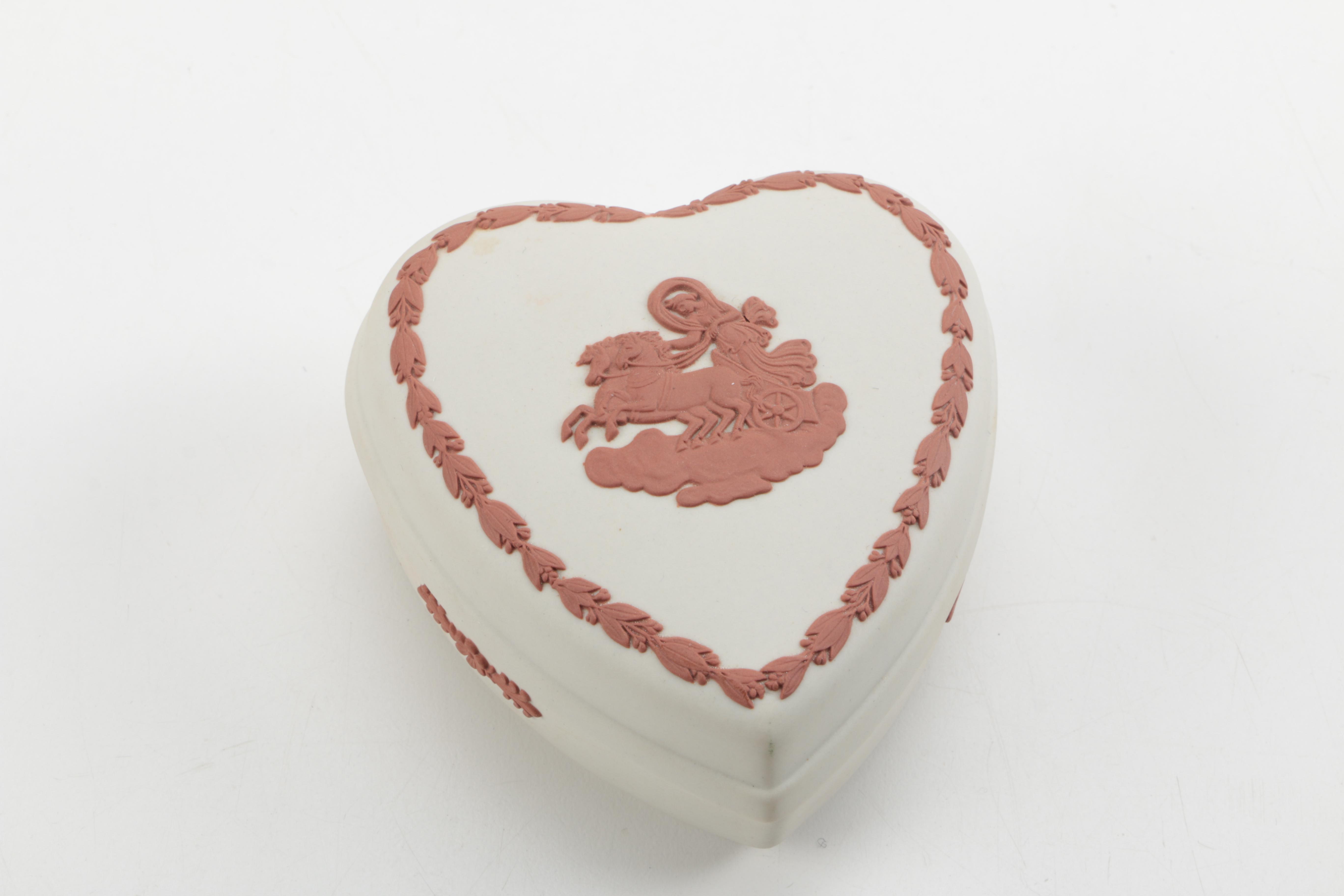 Collection of Wedgwood Plates and Heart Shaped Trinket Dish