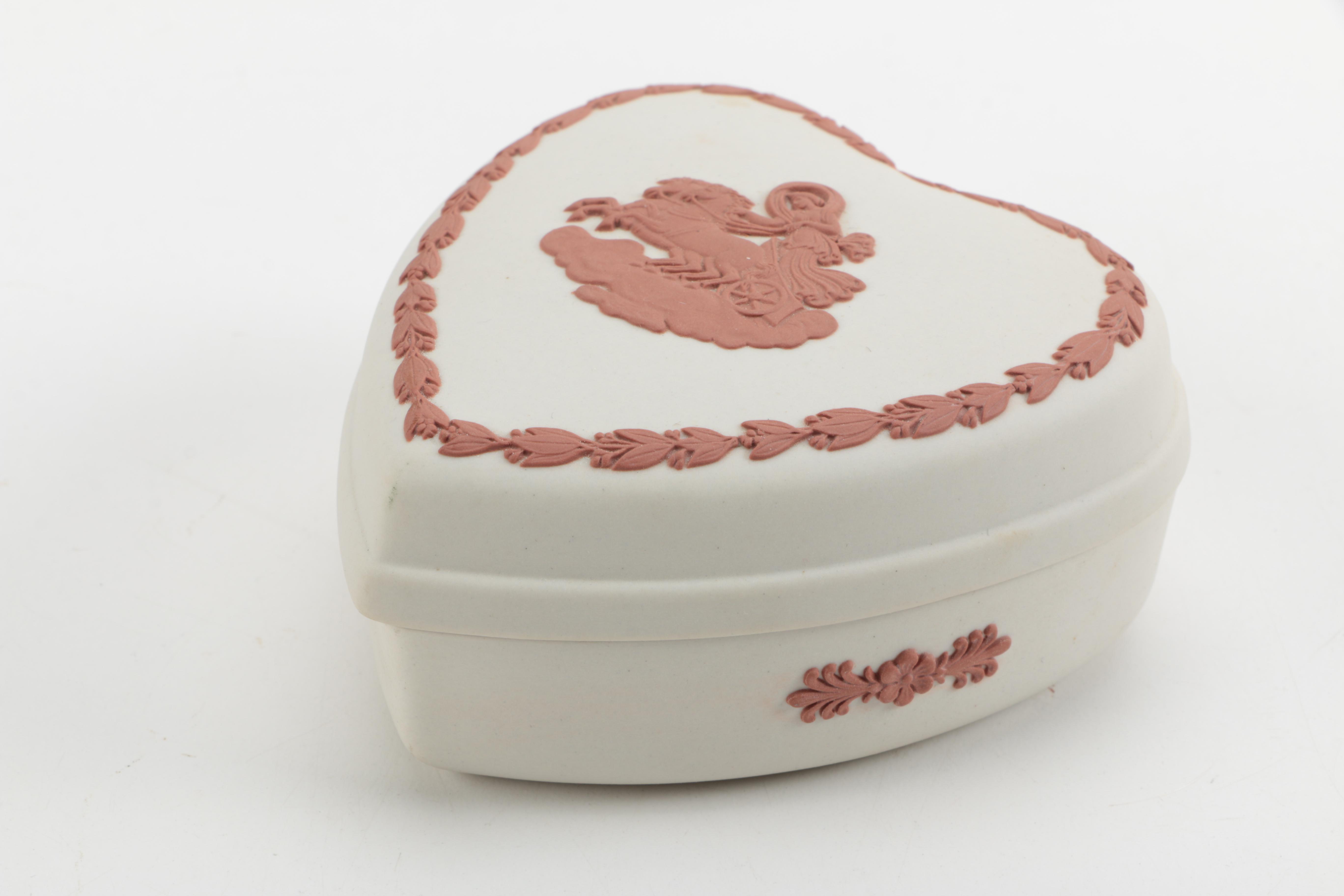 Collection of Wedgwood Plates and Heart Shaped Trinket Dish