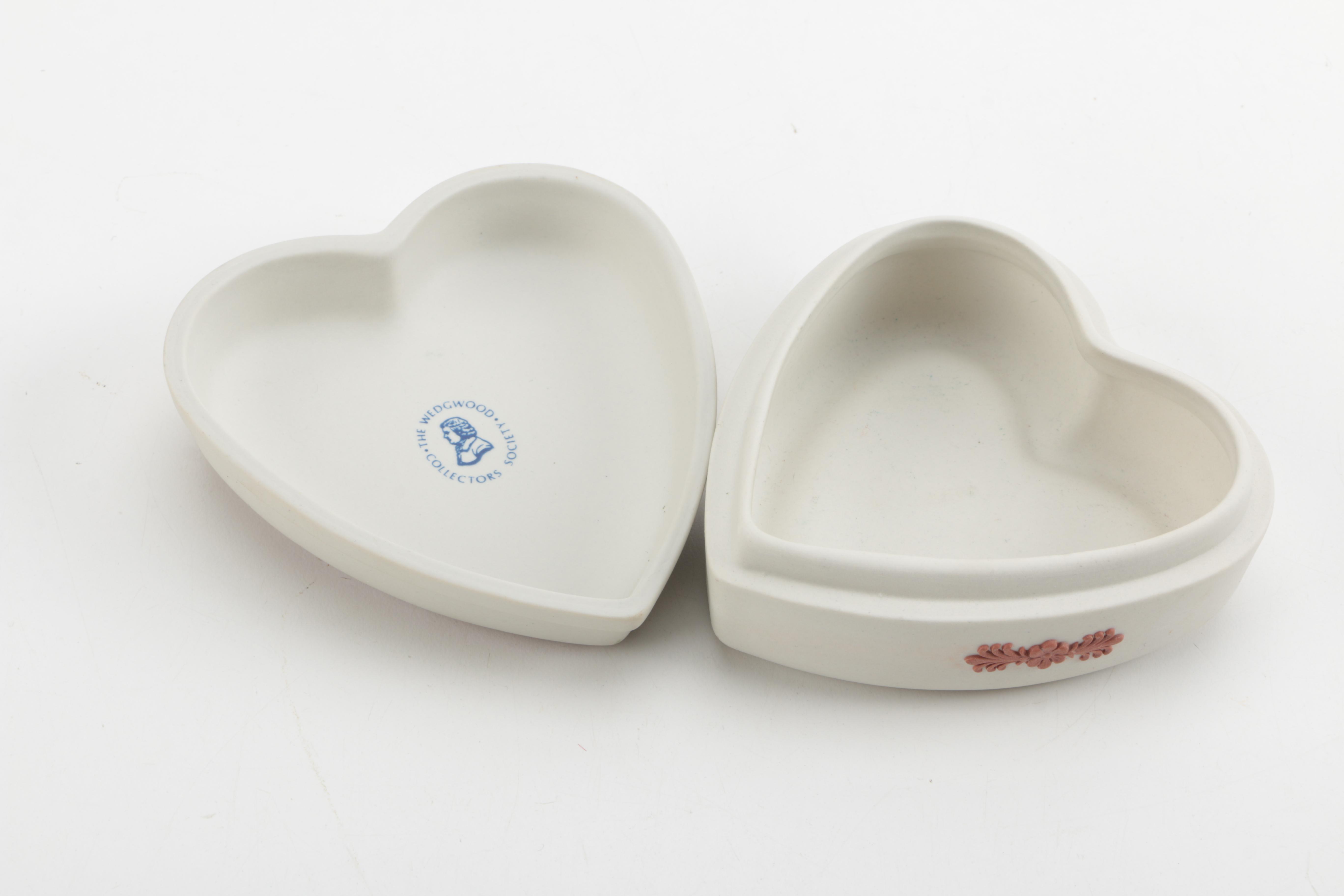 Collection of Wedgwood Plates and Heart Shaped Trinket Dish