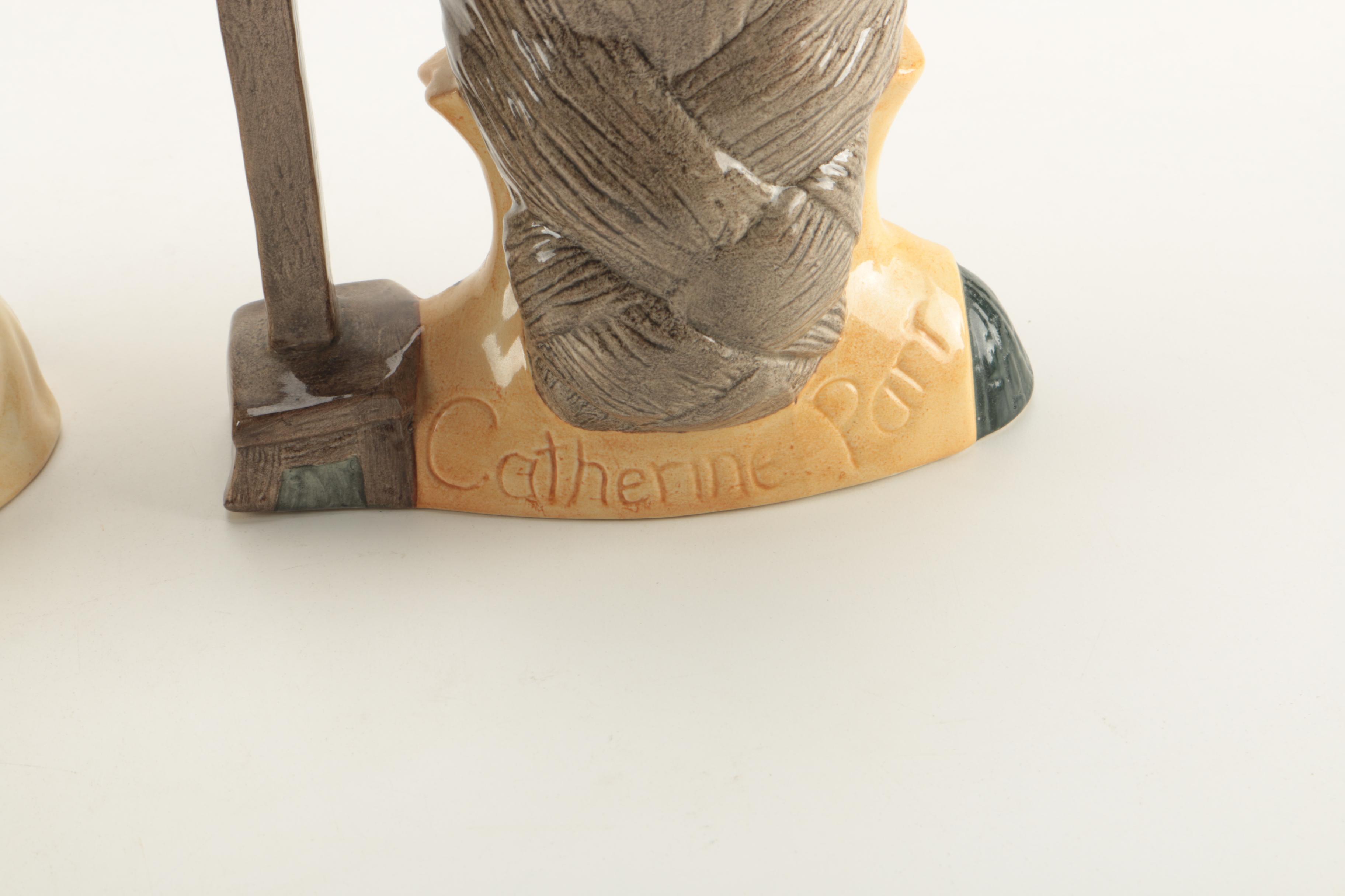 Royal Doulton Toby Jugs of Henry VIII and His Six Wives