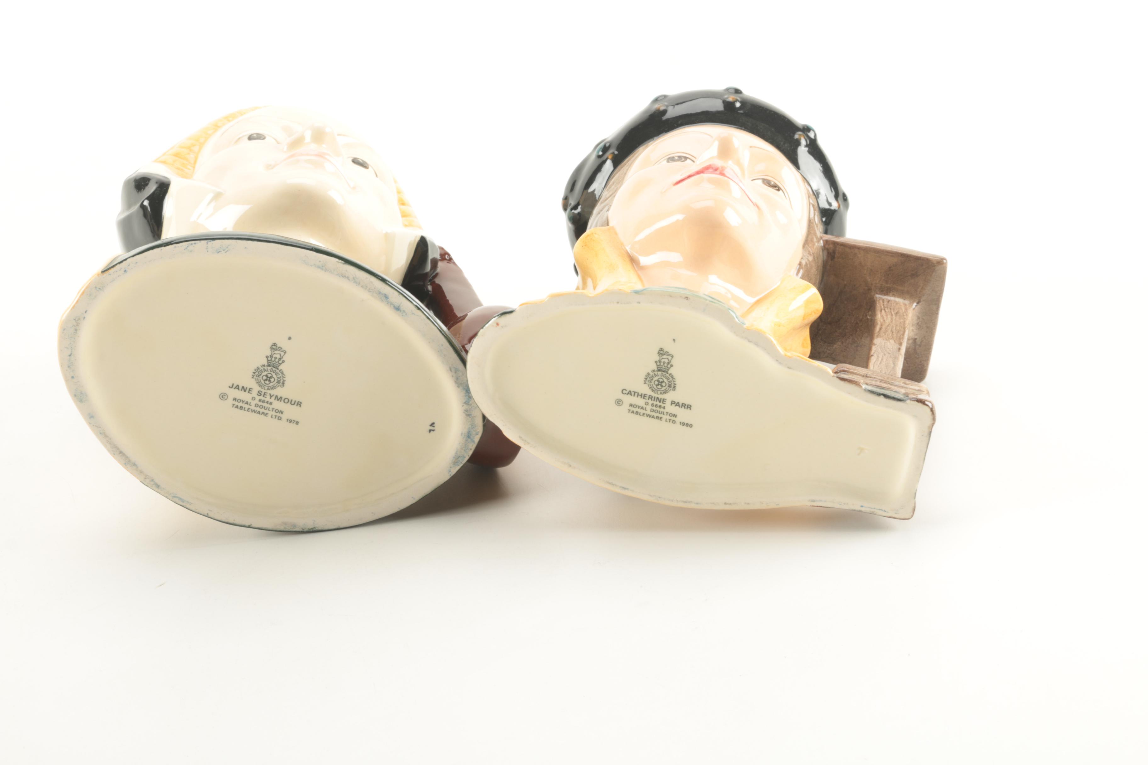 Royal Doulton Toby Jugs of Henry VIII and His Six Wives