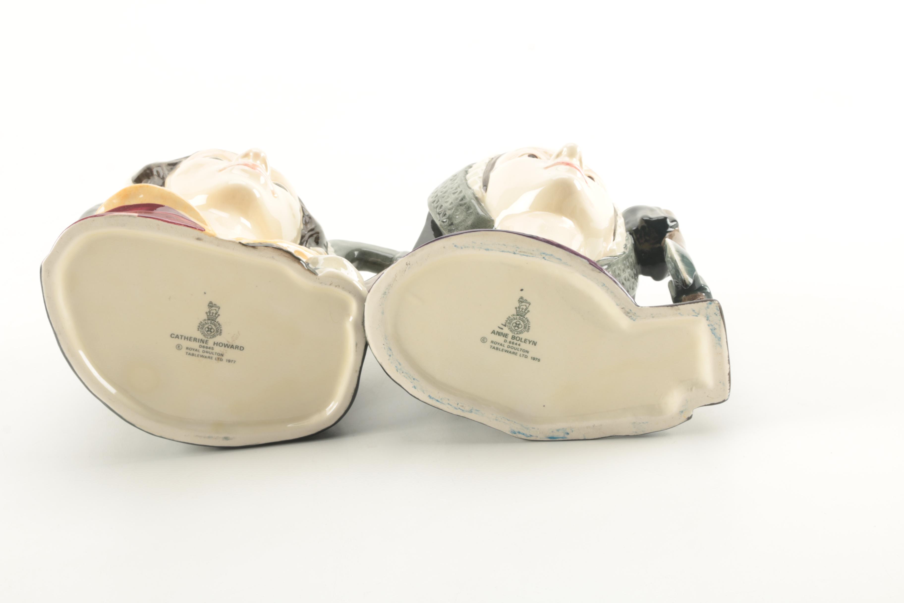 Royal Doulton Toby Jugs of Henry VIII and His Six Wives