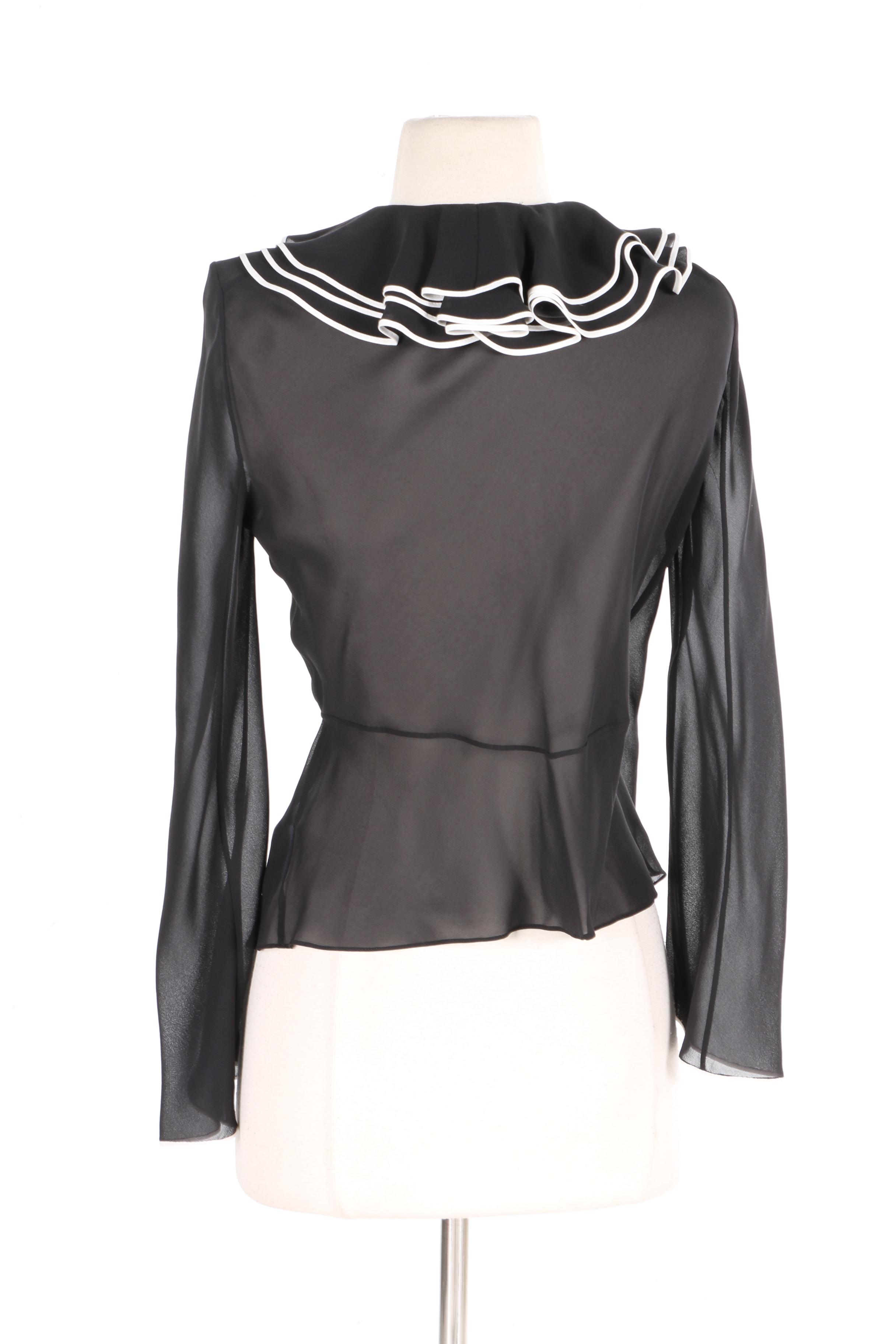 Christian Dior Boutique Wrap Blouse