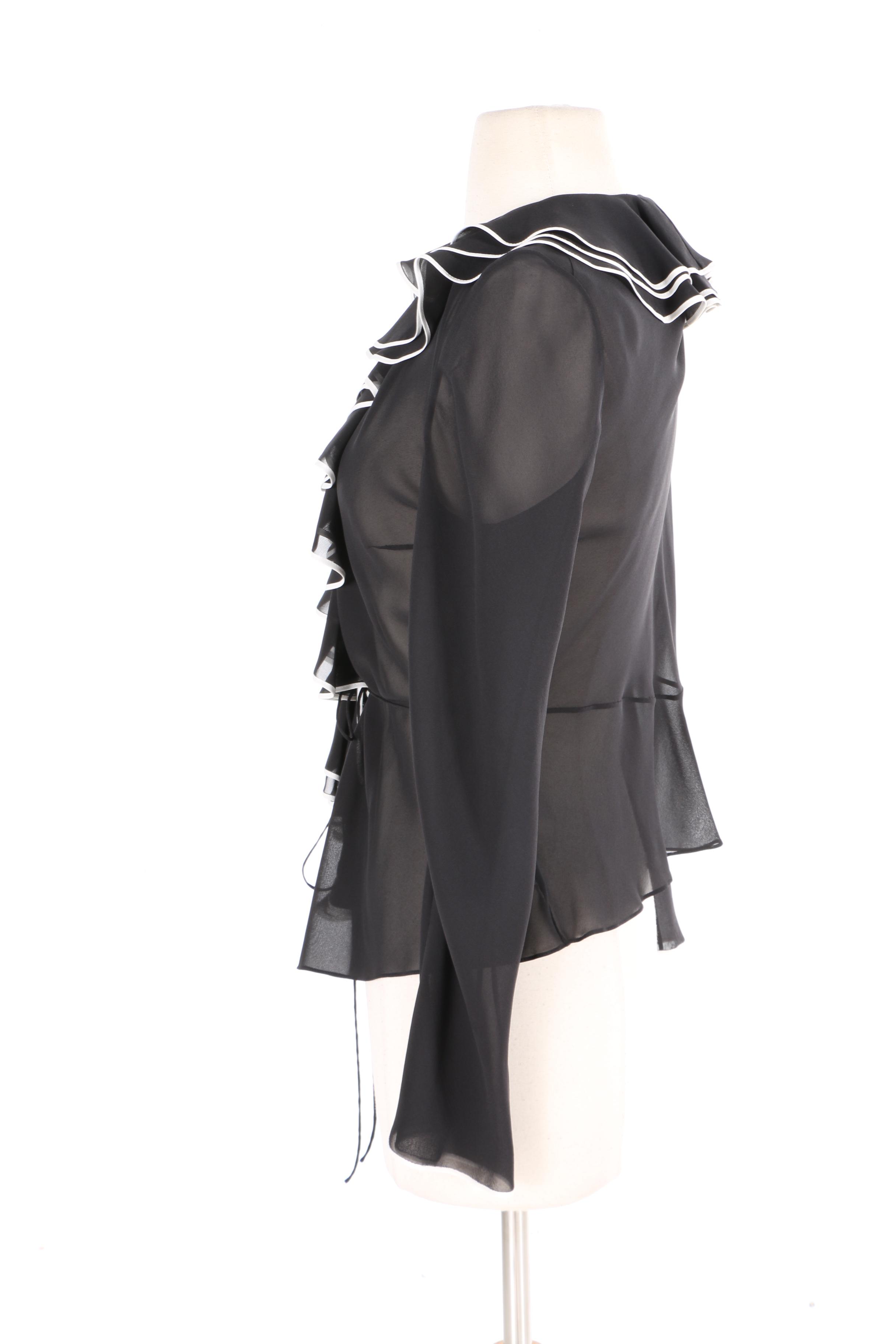 Christian Dior Boutique Wrap Blouse