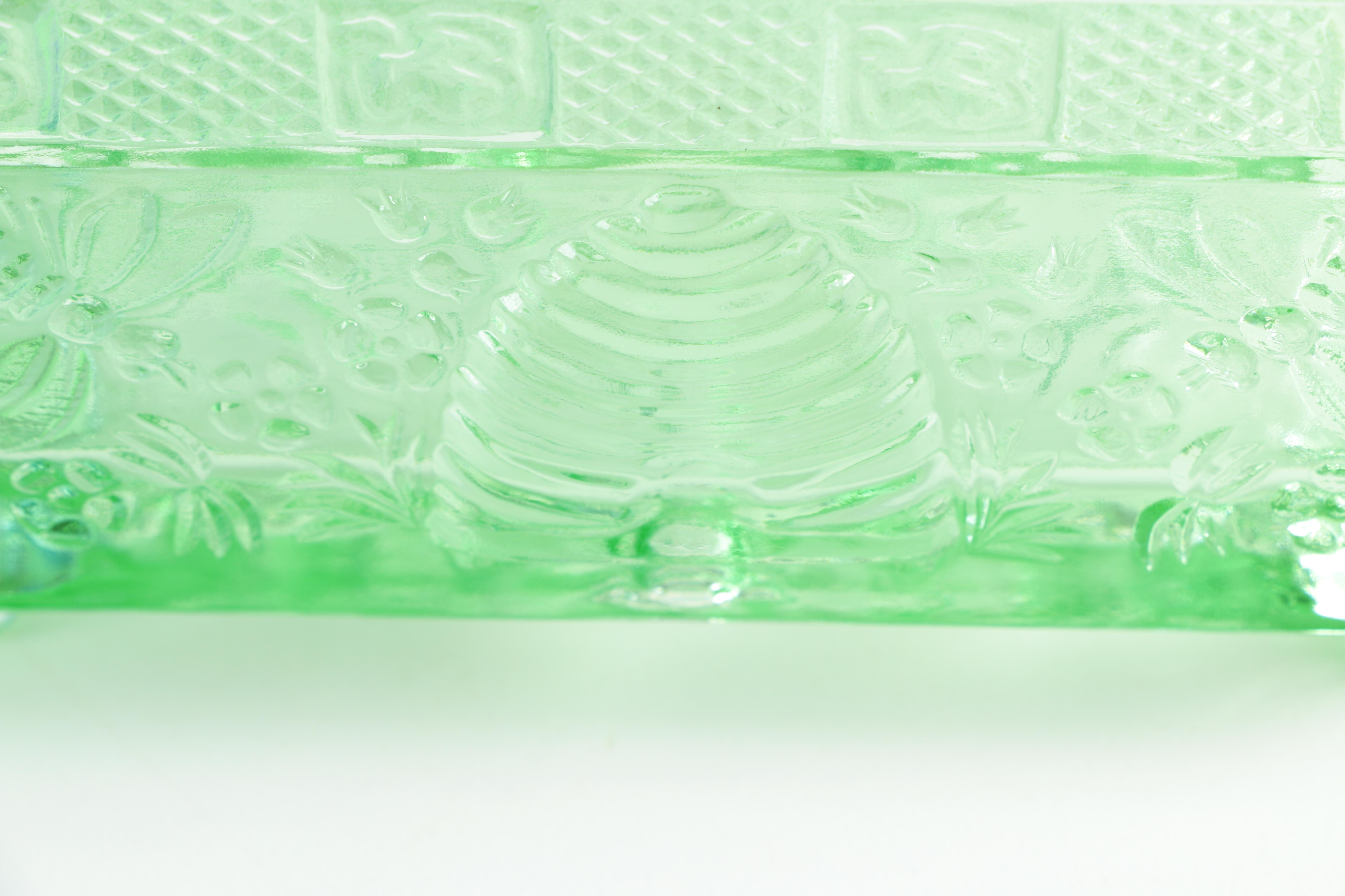 Assortment of Vintage Depression Style Glass