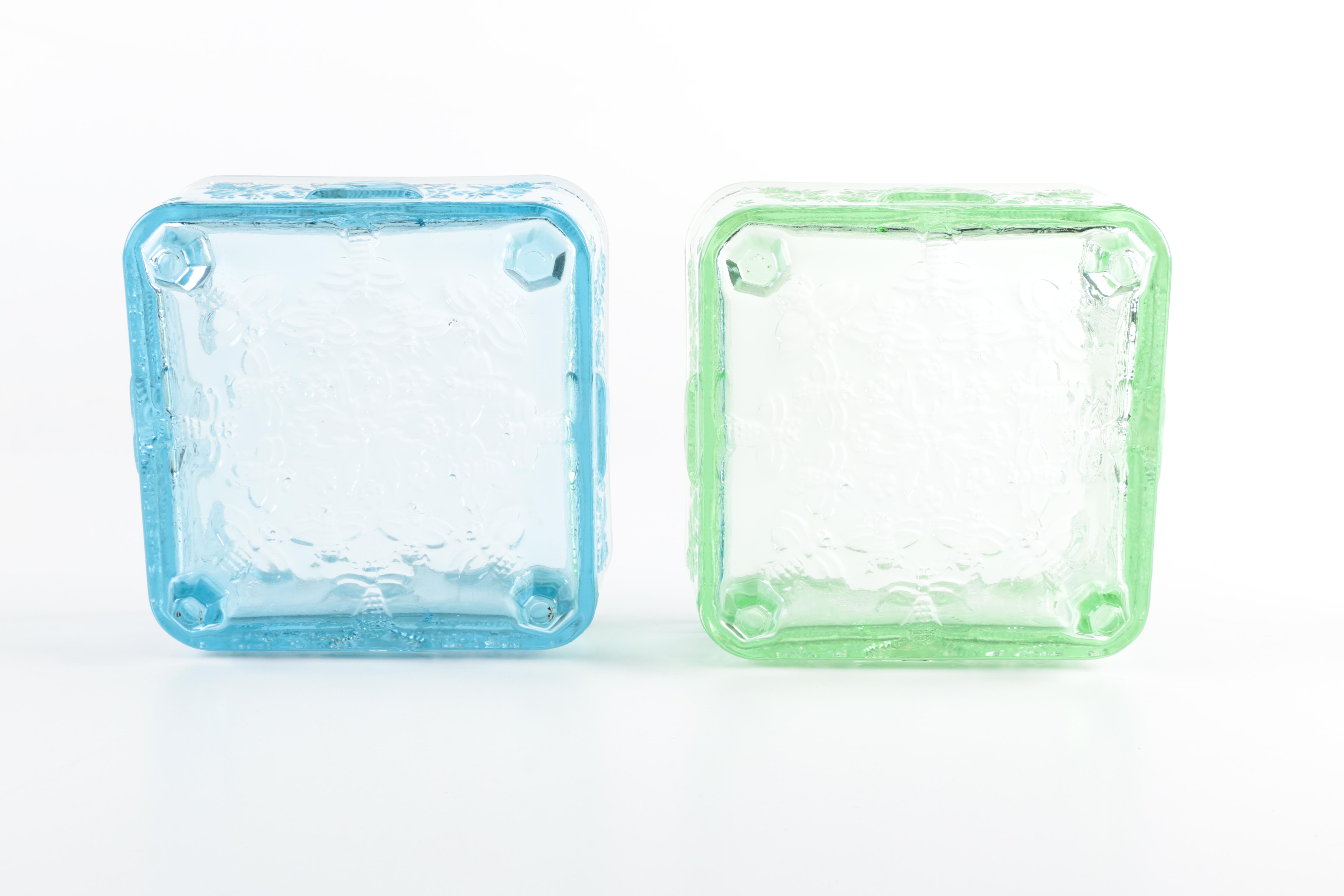 Assortment of Vintage Depression Style Glass