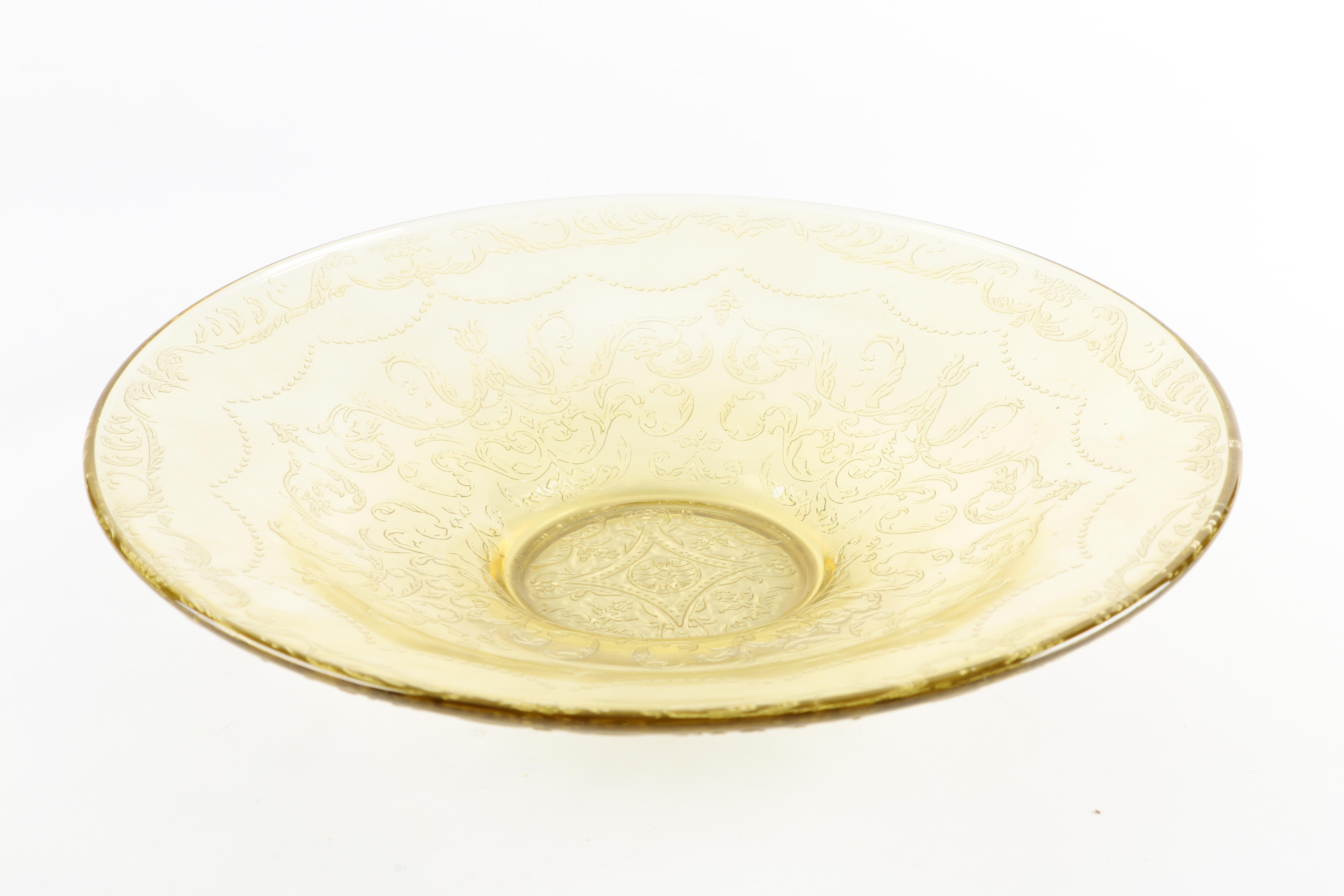 Assortment of Vintage Depression Style Glass