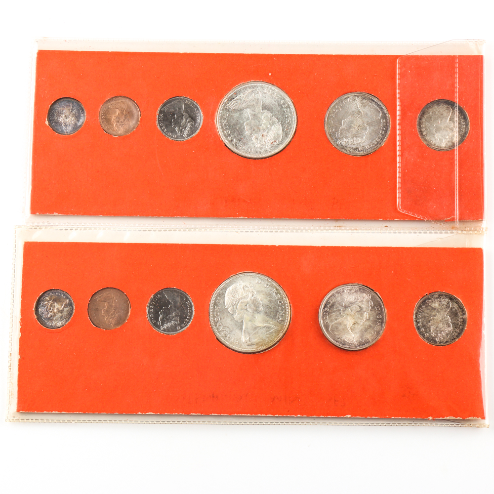 Pair of 1967 Canadian Centennial Mint Sets