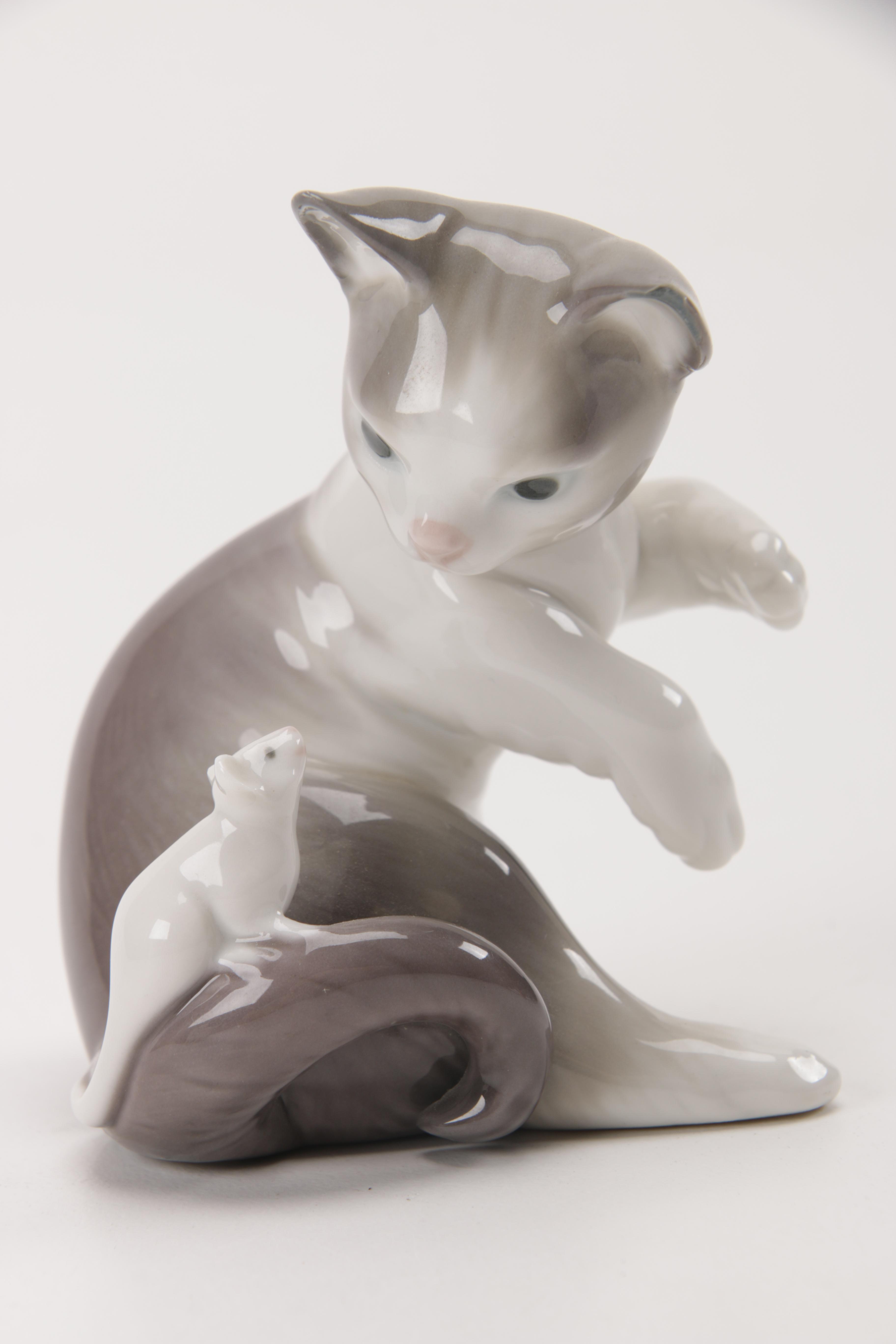 Ceramic Cat Figurines