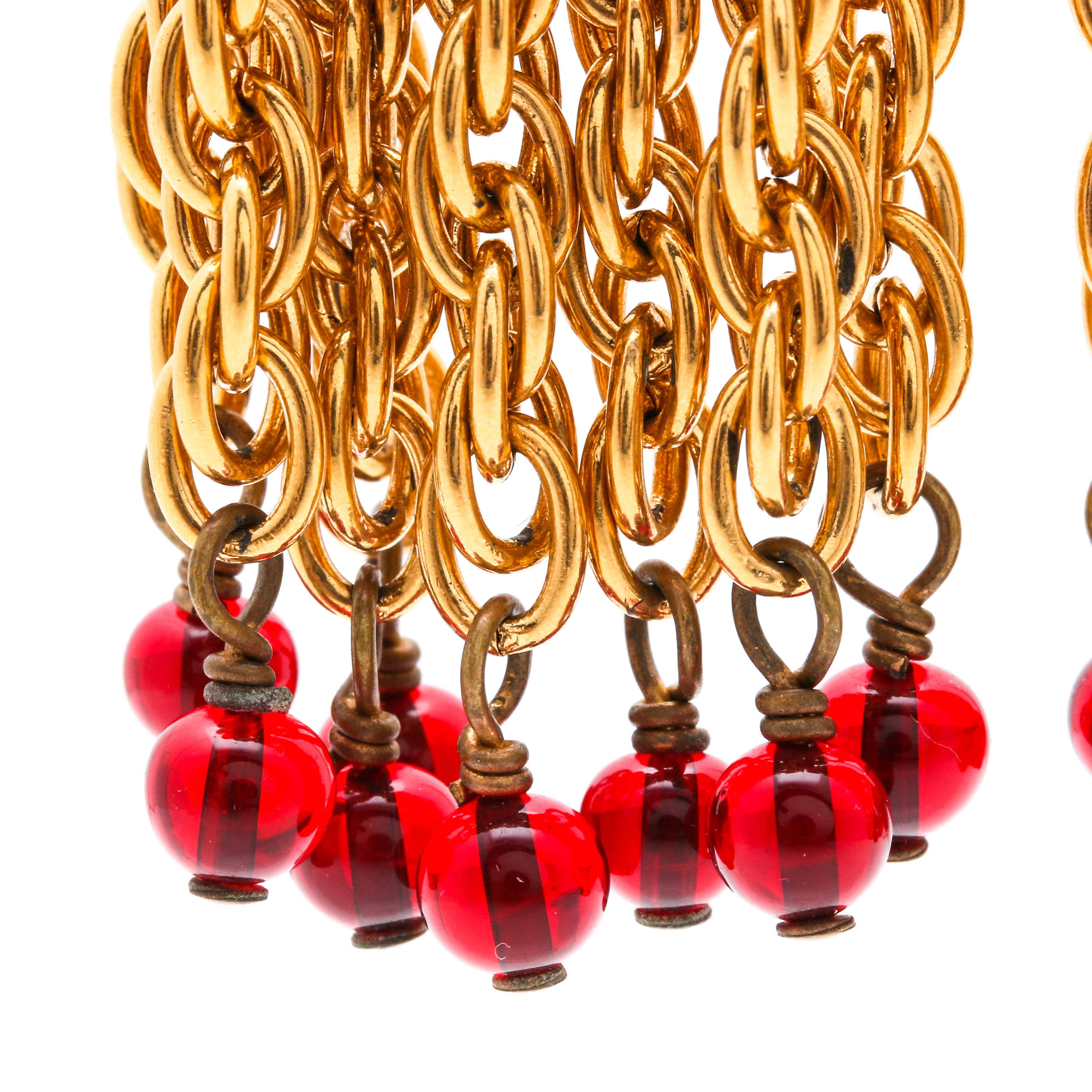 Chanel Clip-On Dangle Earrings