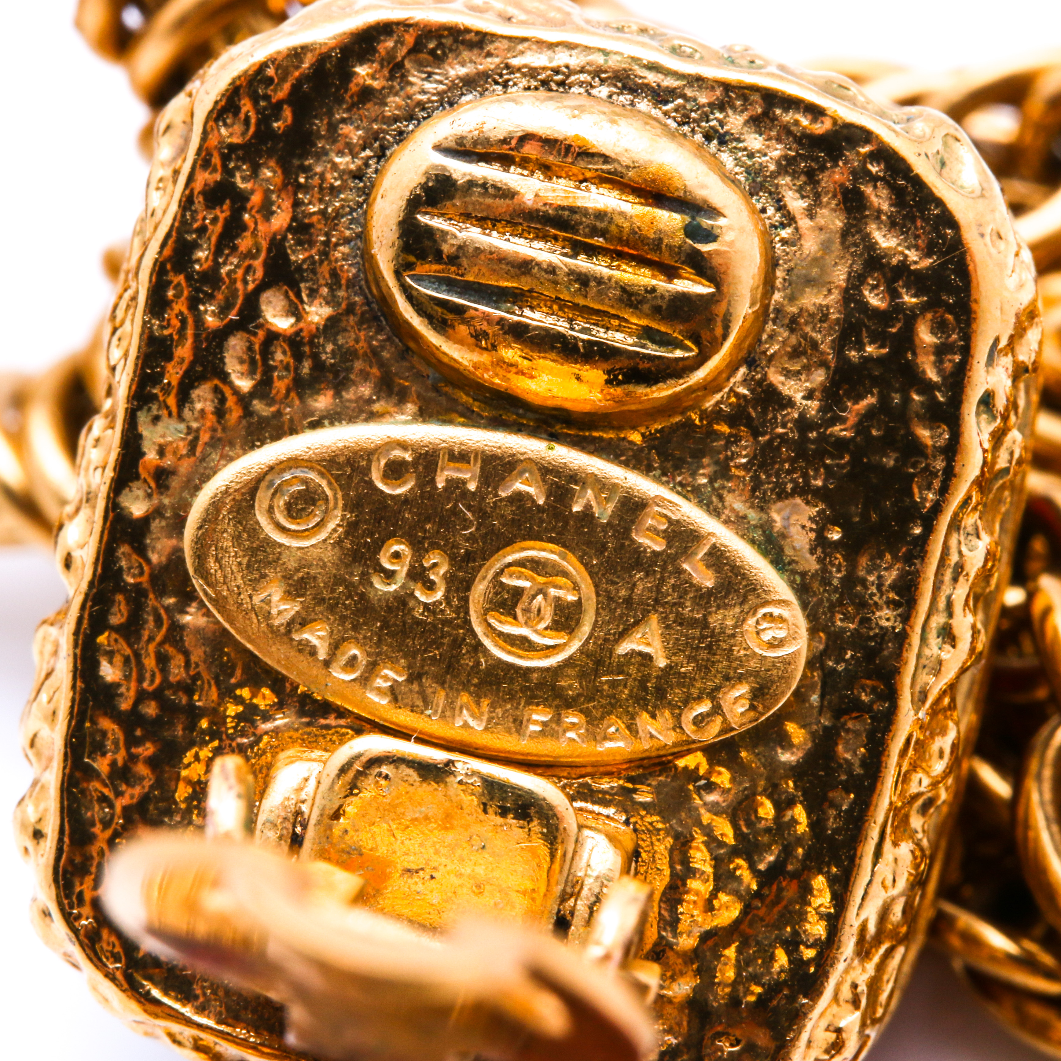 Chanel Clip-On Dangle Earrings