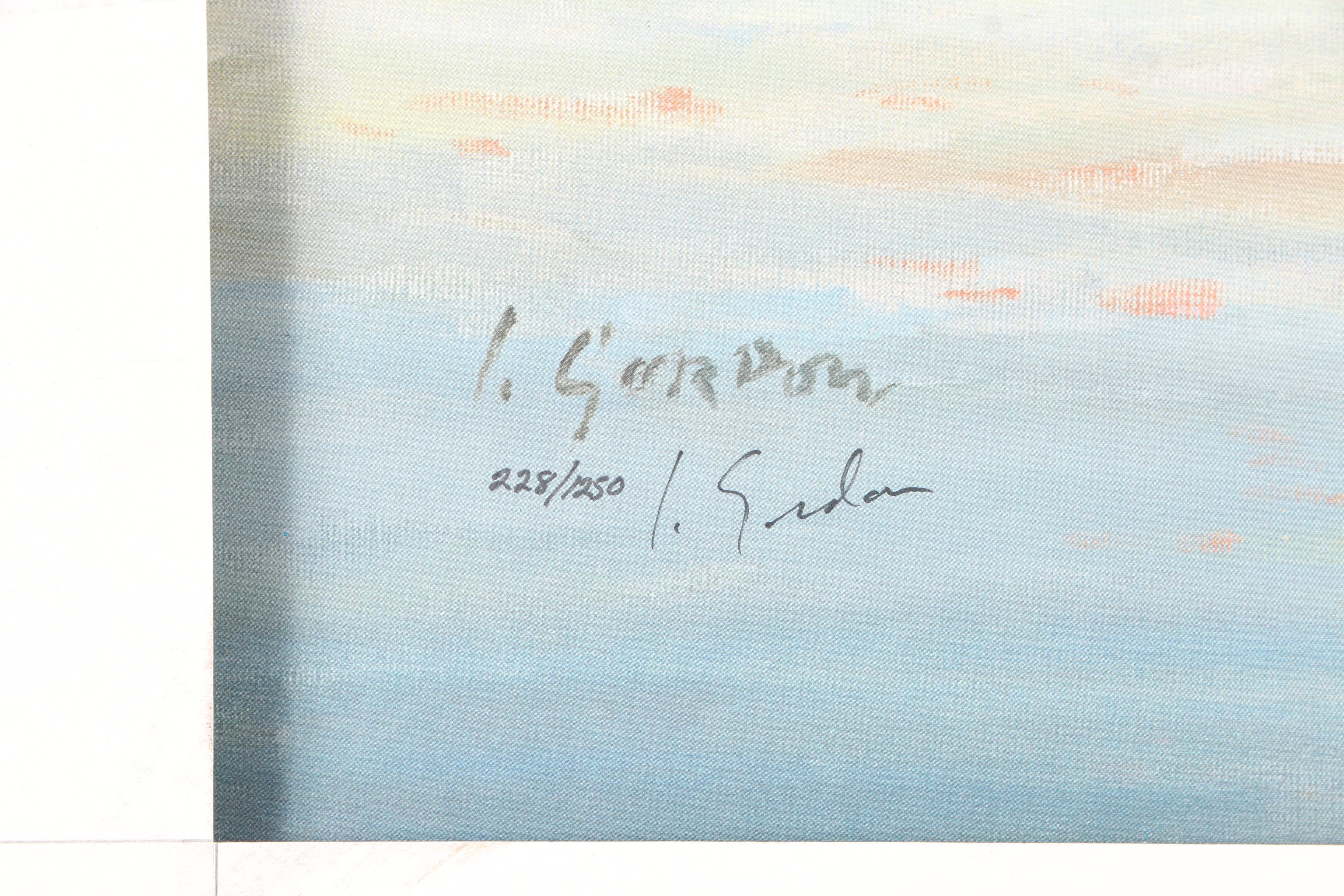 Lewis Gordon Limited Edition Offset Lithograph "Sunny Afternoon"