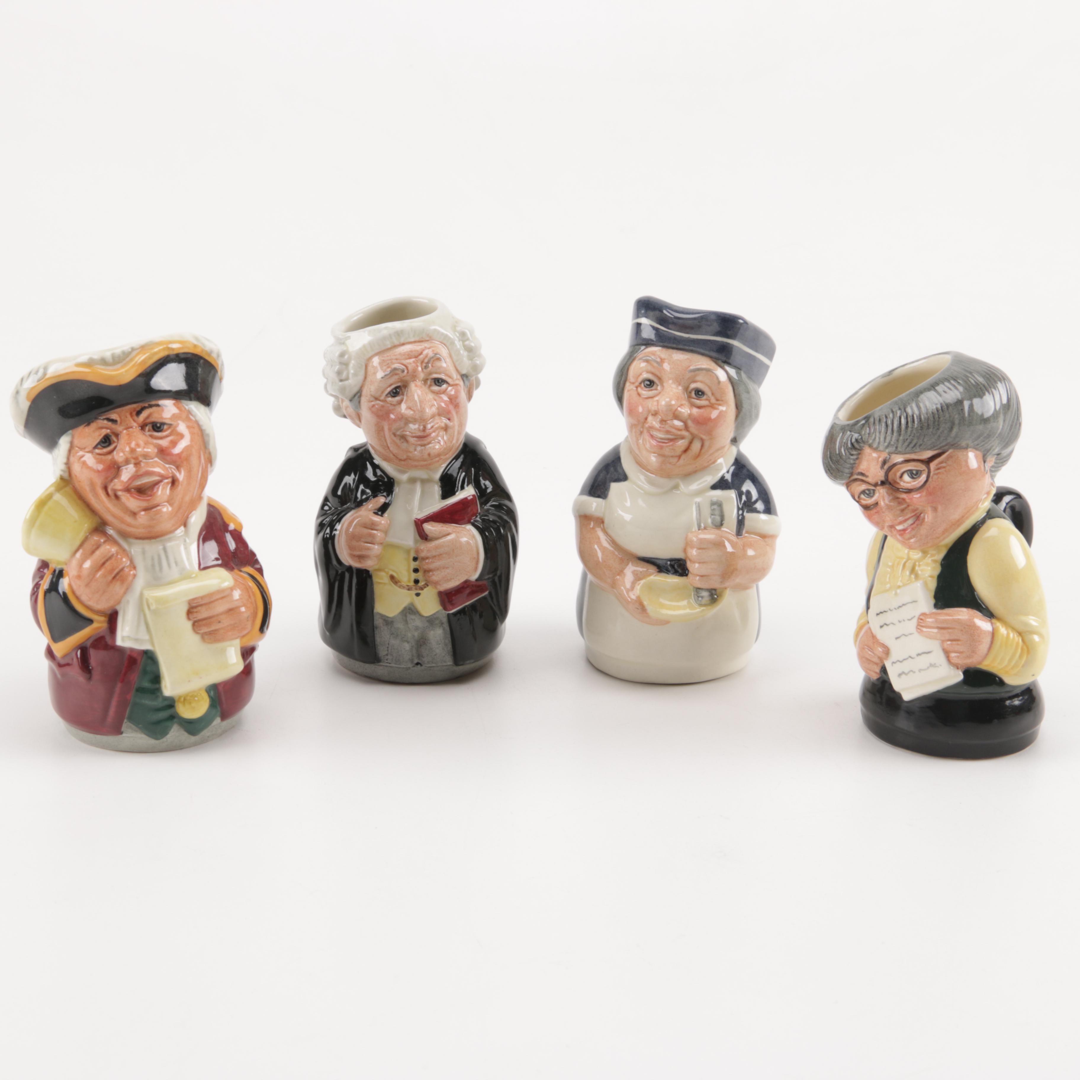 Royal Doulton Character Jugs From the "Doultonville Collection" C. 1983 - 1991