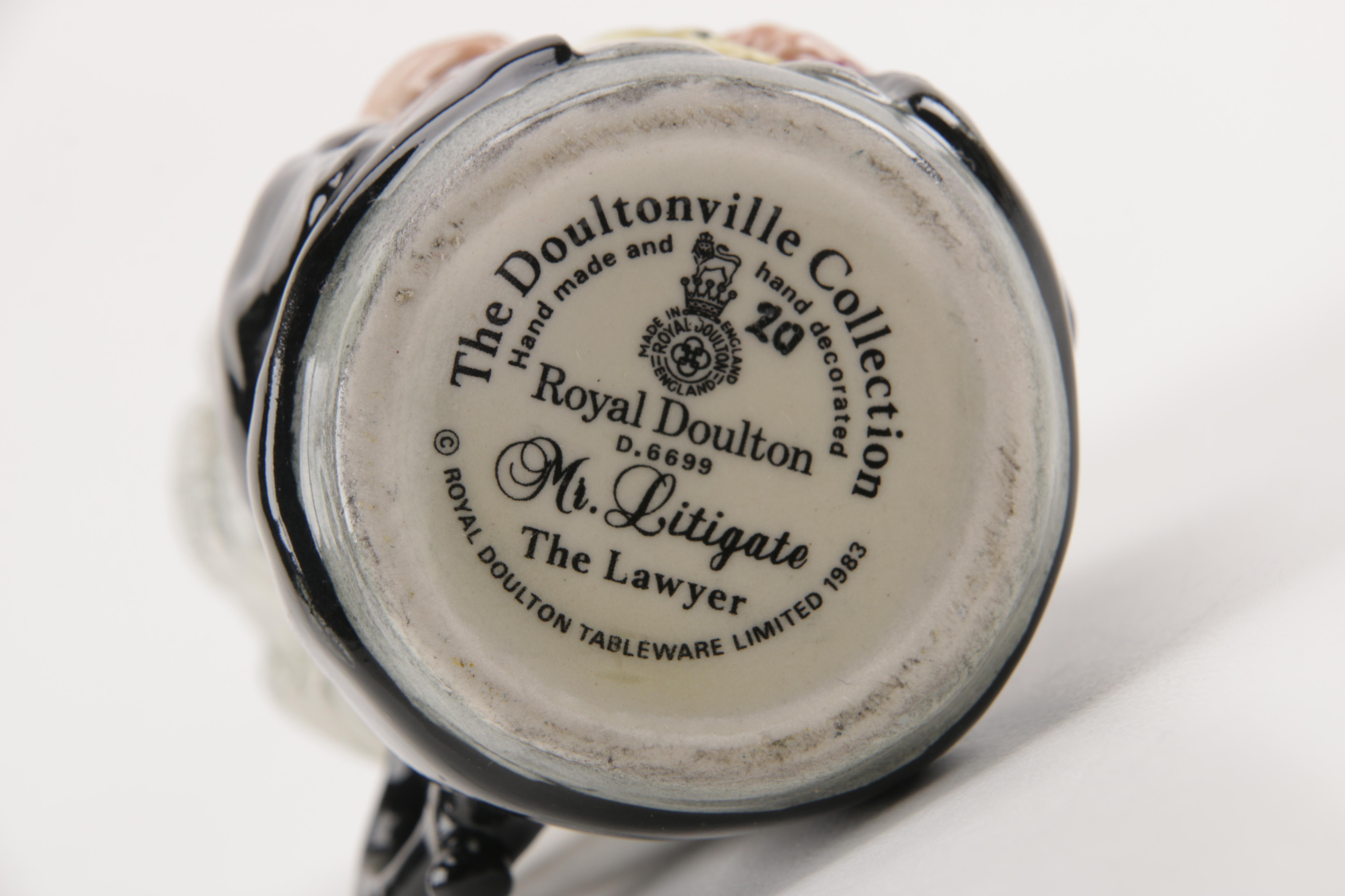 Royal Doulton Character Jugs From the "Doultonville Collection" C. 1983 - 1991