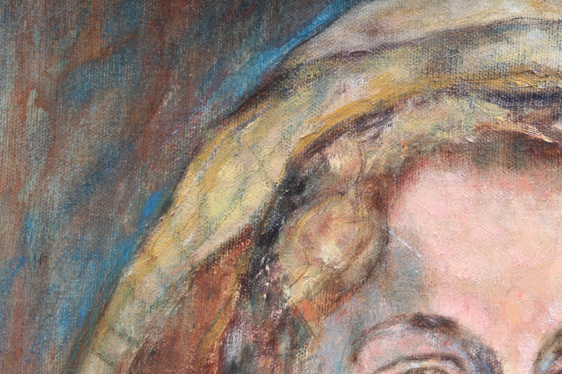 Gay Badenoch Original Oil Painting "Garden Girl"