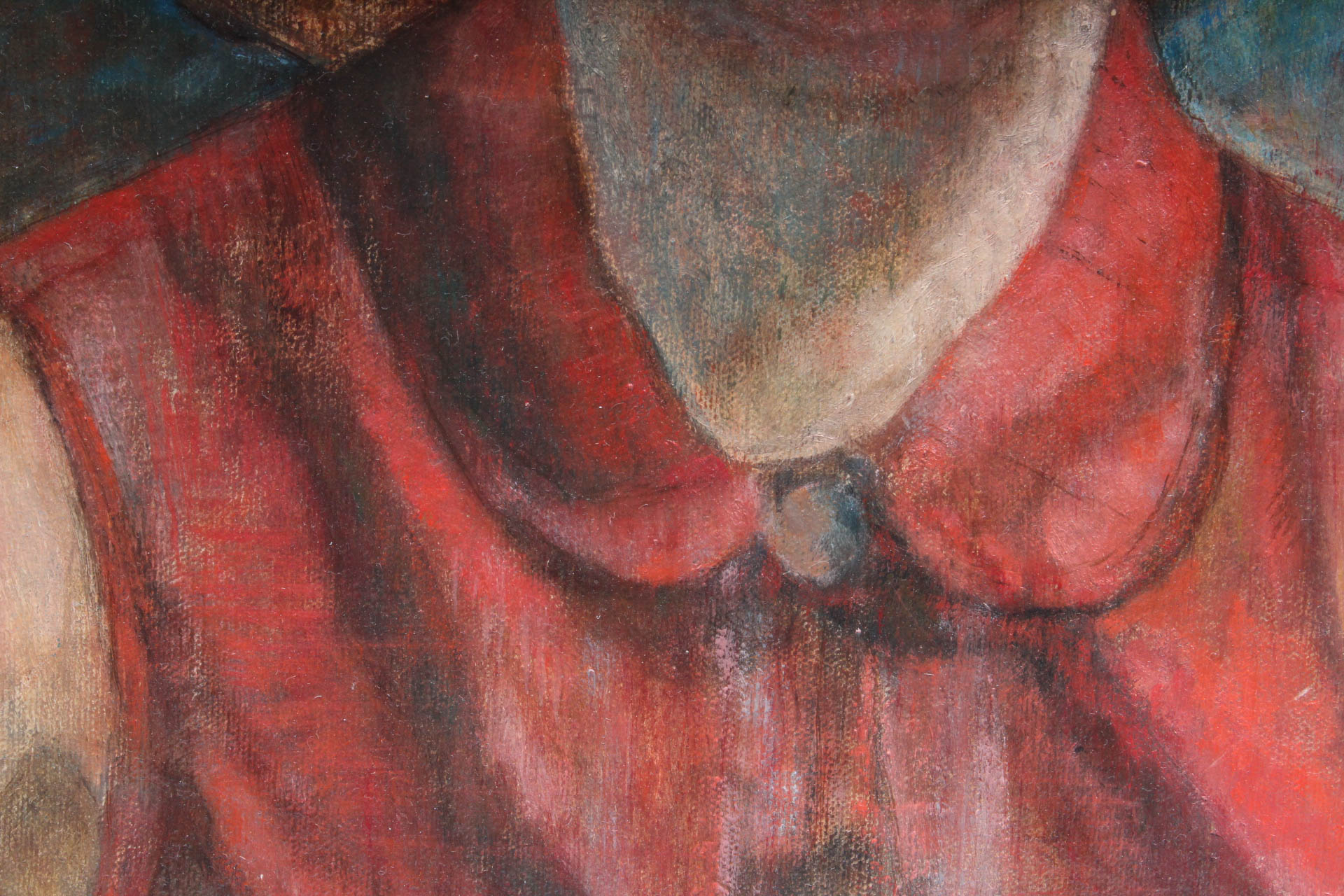 Gay Badenoch Original Oil Painting "Garden Girl"