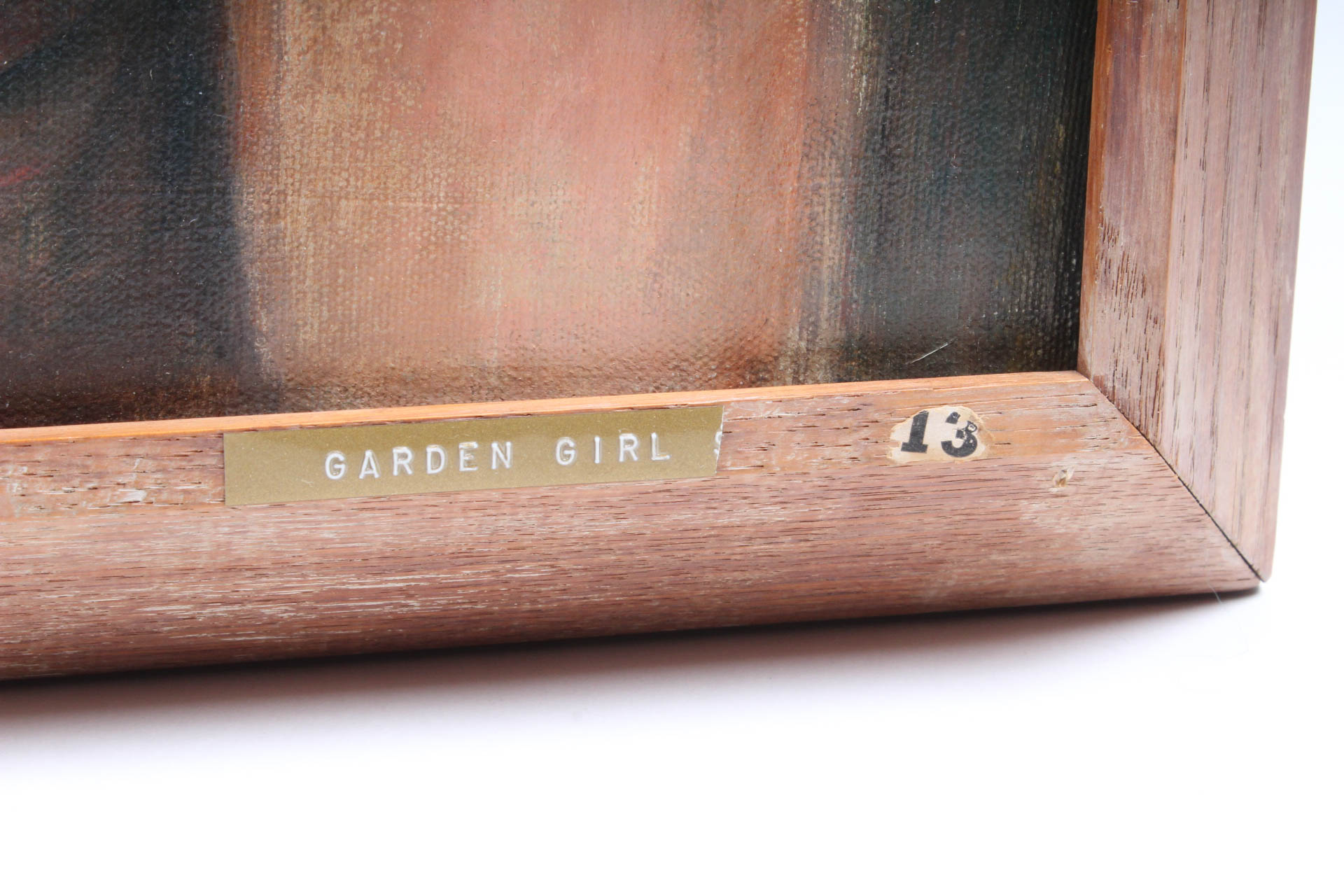 Gay Badenoch Original Oil Painting "Garden Girl"