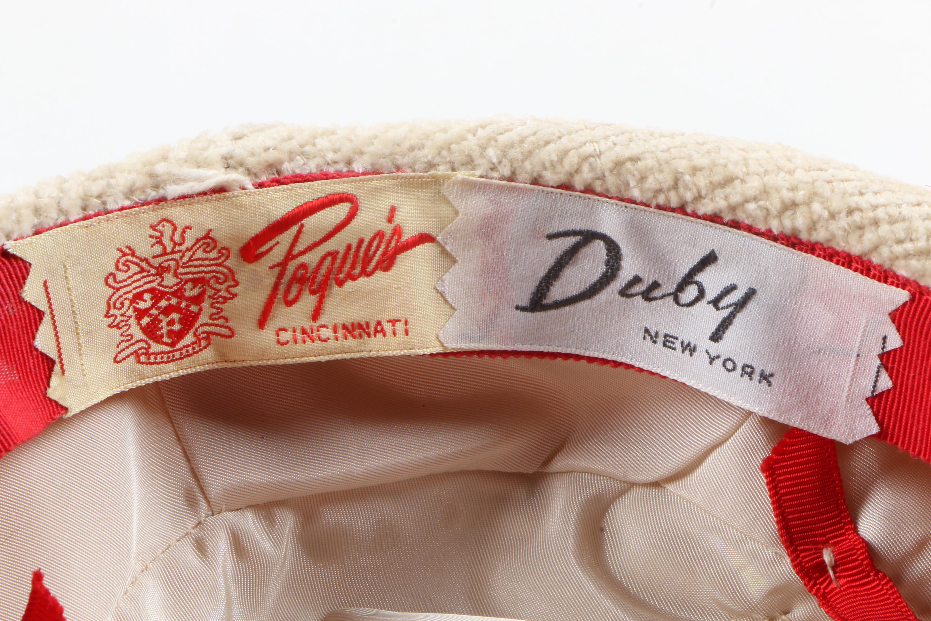 Vintage Hats Including Duby New York