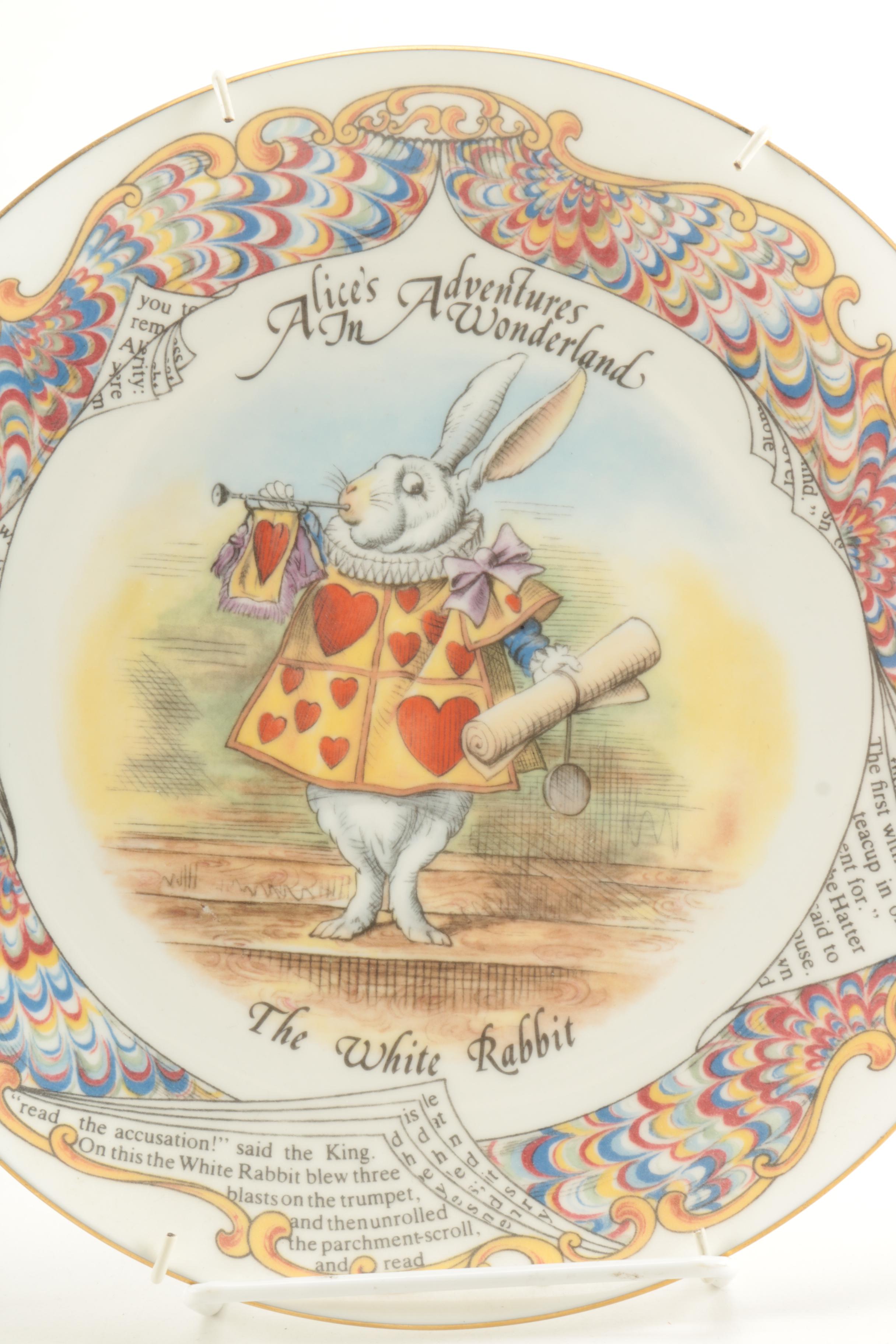 Collectible Alice In Wonderland Plates