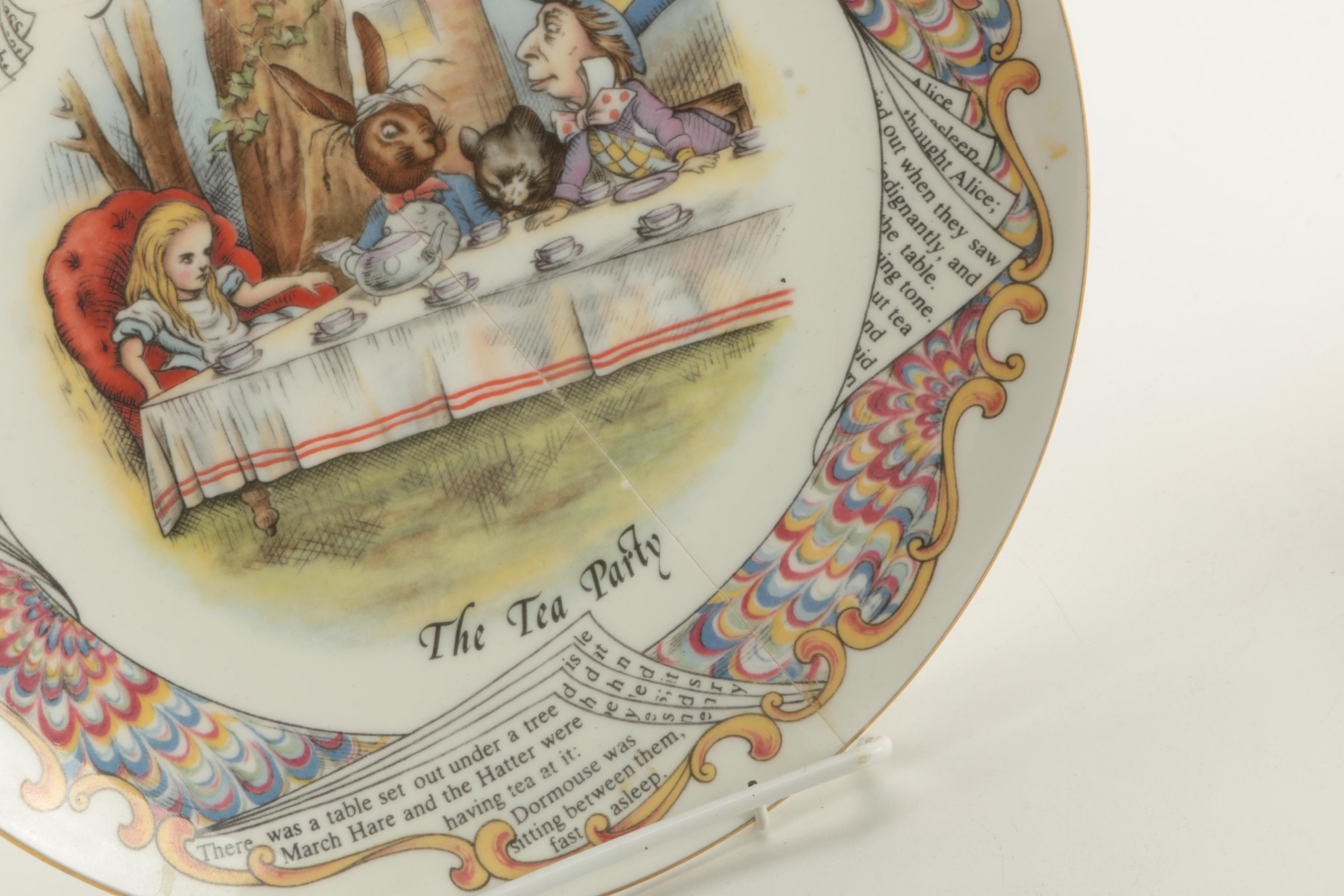 Collectible Alice In Wonderland Plates