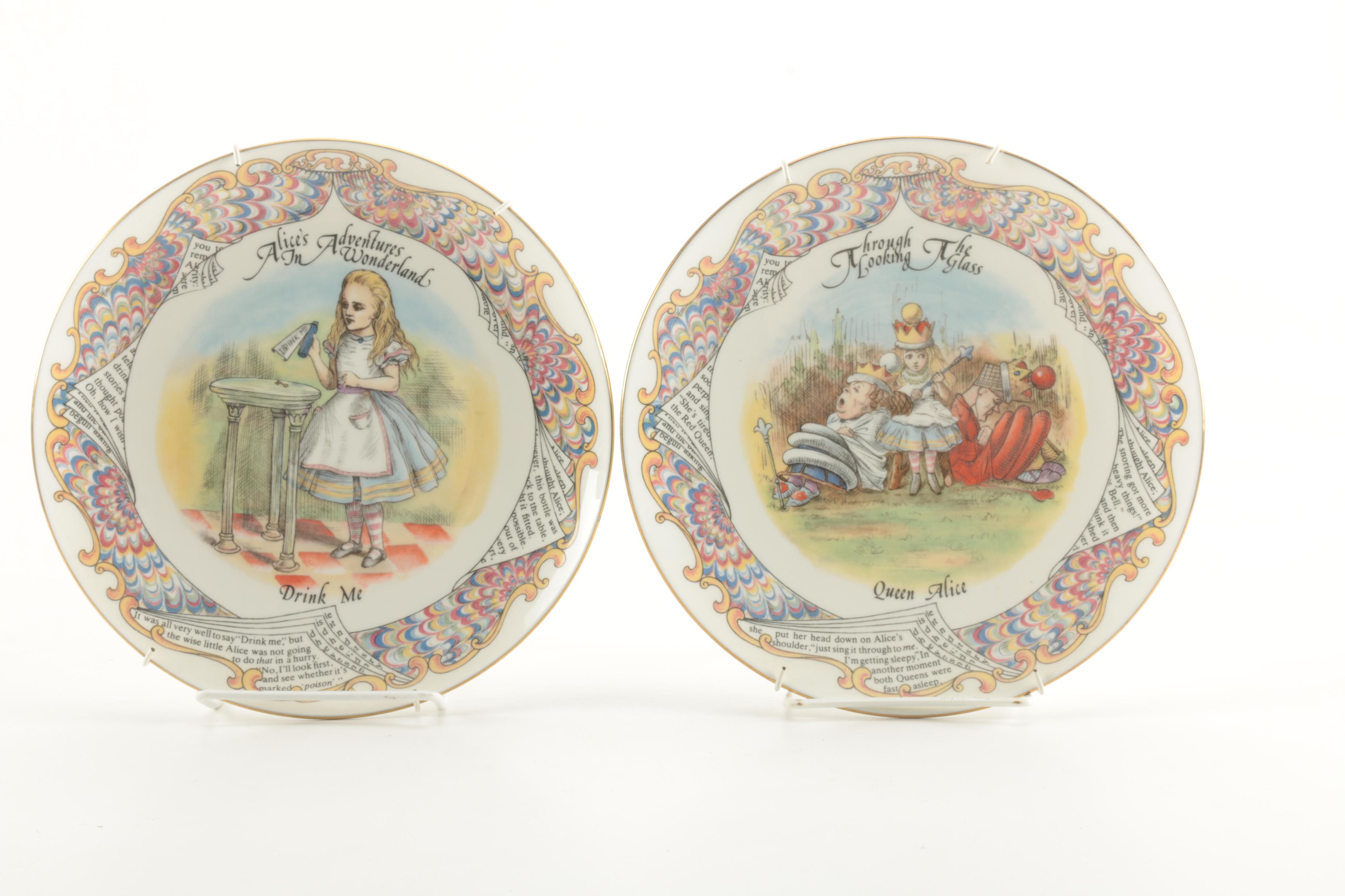 Collectible Alice In Wonderland Plates