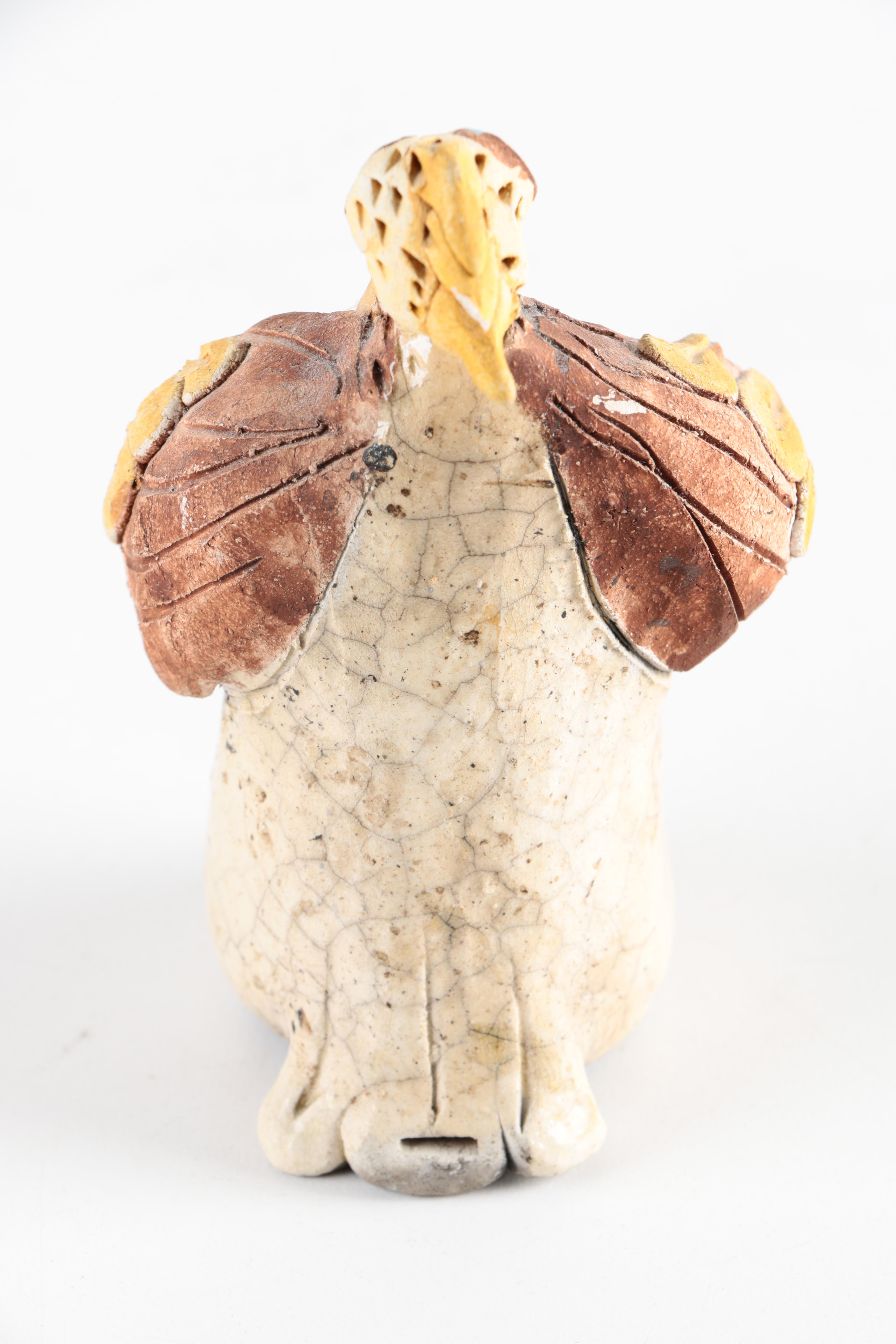 Chris Moses Art Pottery Animal Whistle Figurines