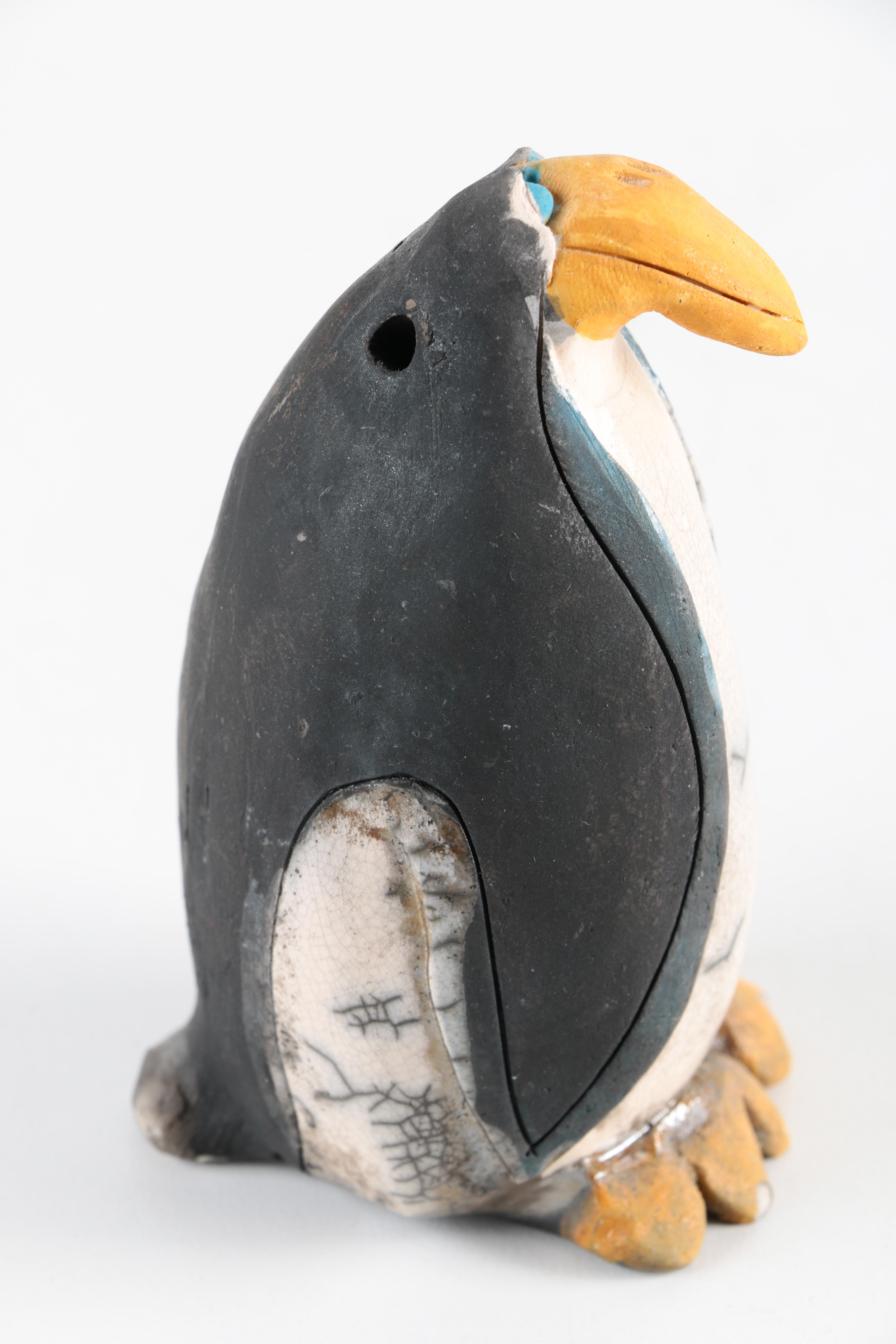 Chris Moses Art Pottery Animal Whistle Figurines