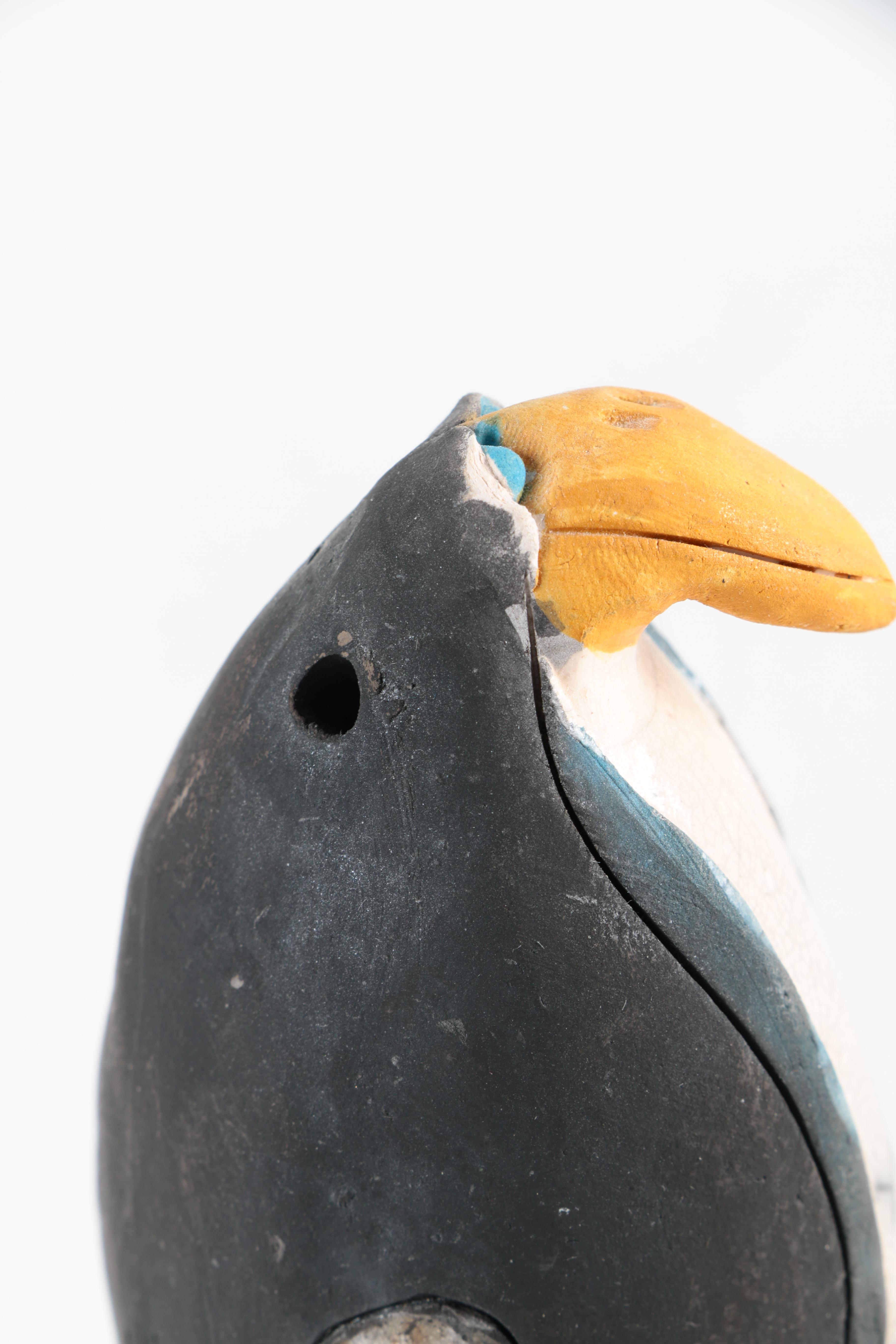 Chris Moses Art Pottery Animal Whistle Figurines