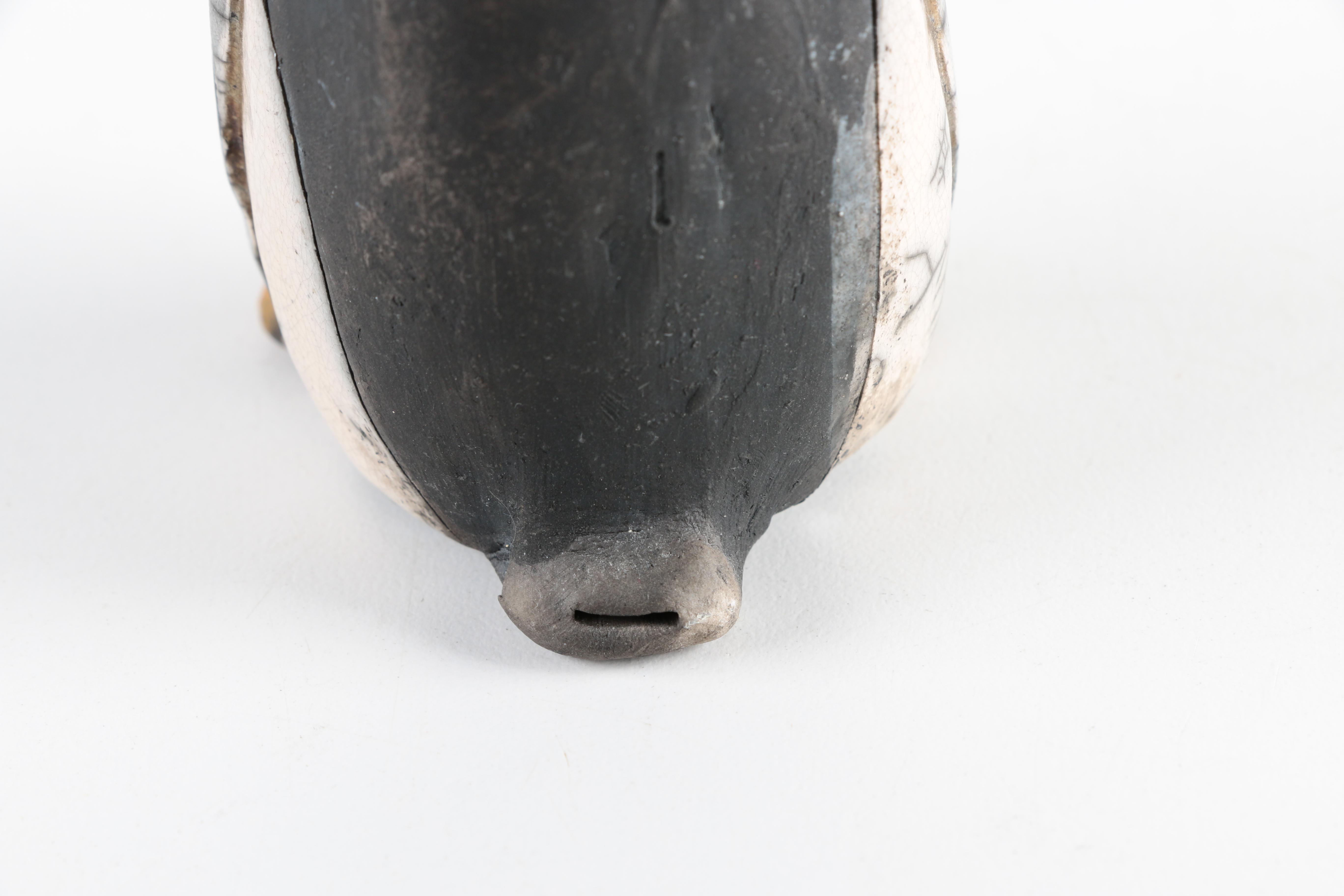 Chris Moses Art Pottery Animal Whistle Figurines