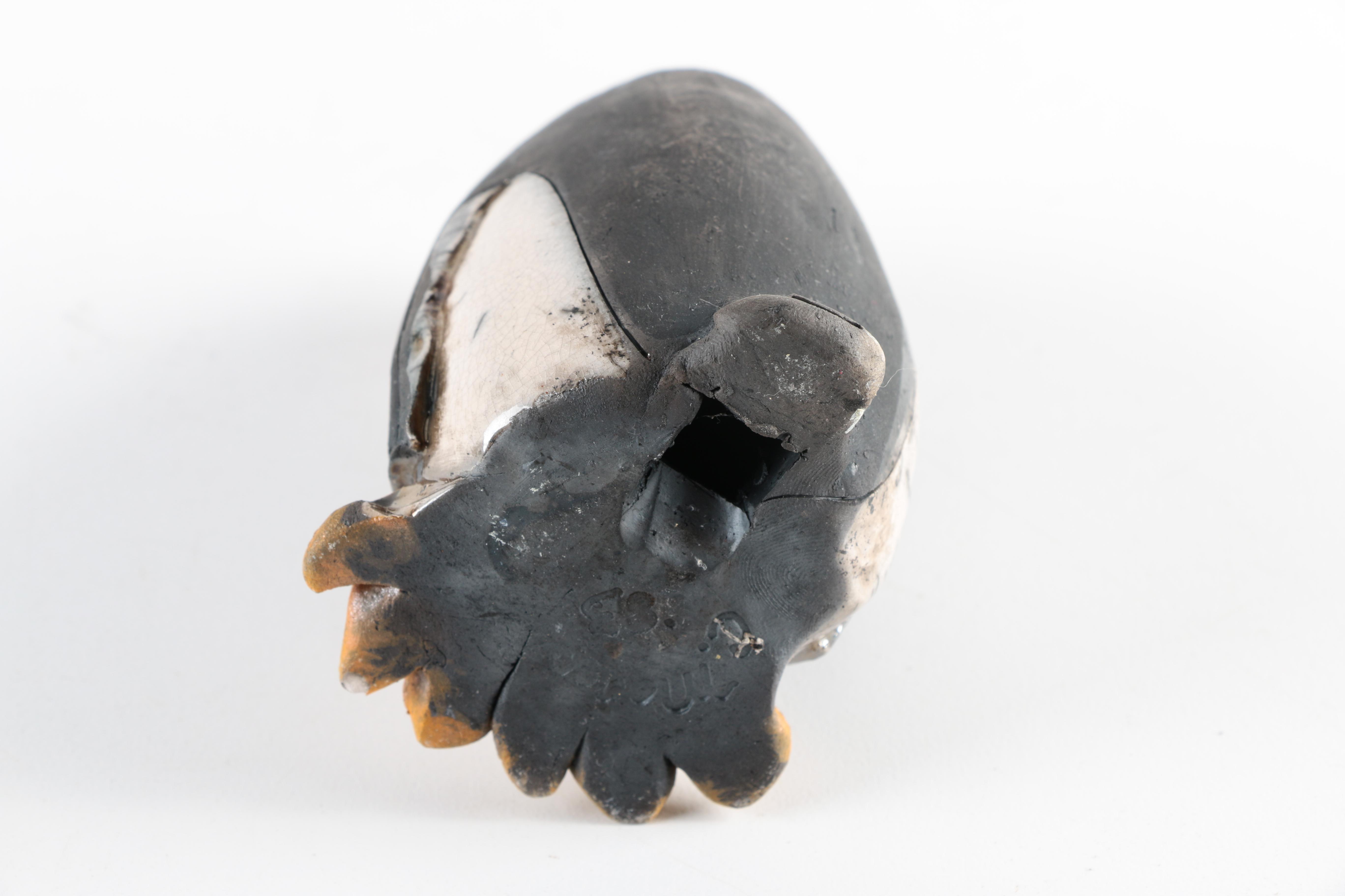 Chris Moses Art Pottery Animal Whistle Figurines