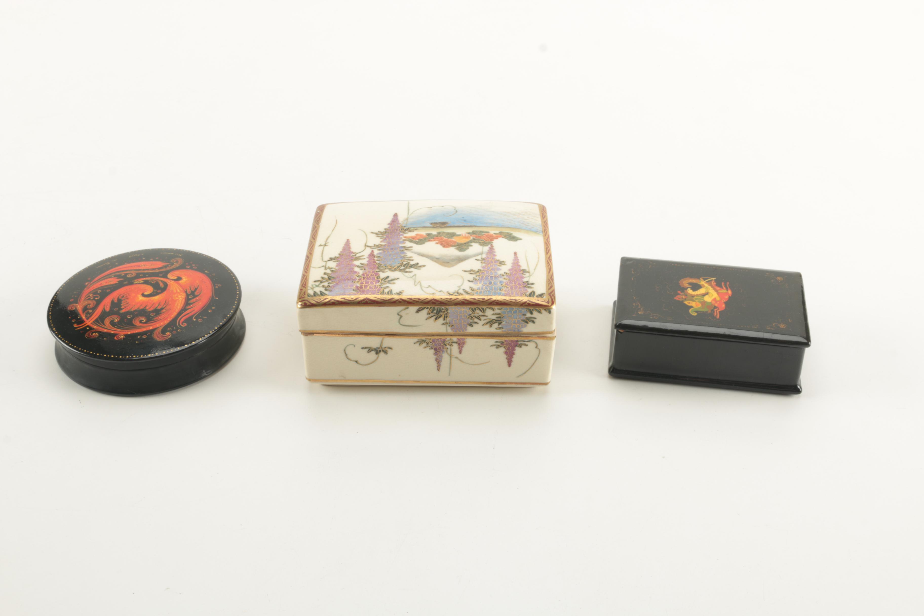 Vintage Trinket Boxes