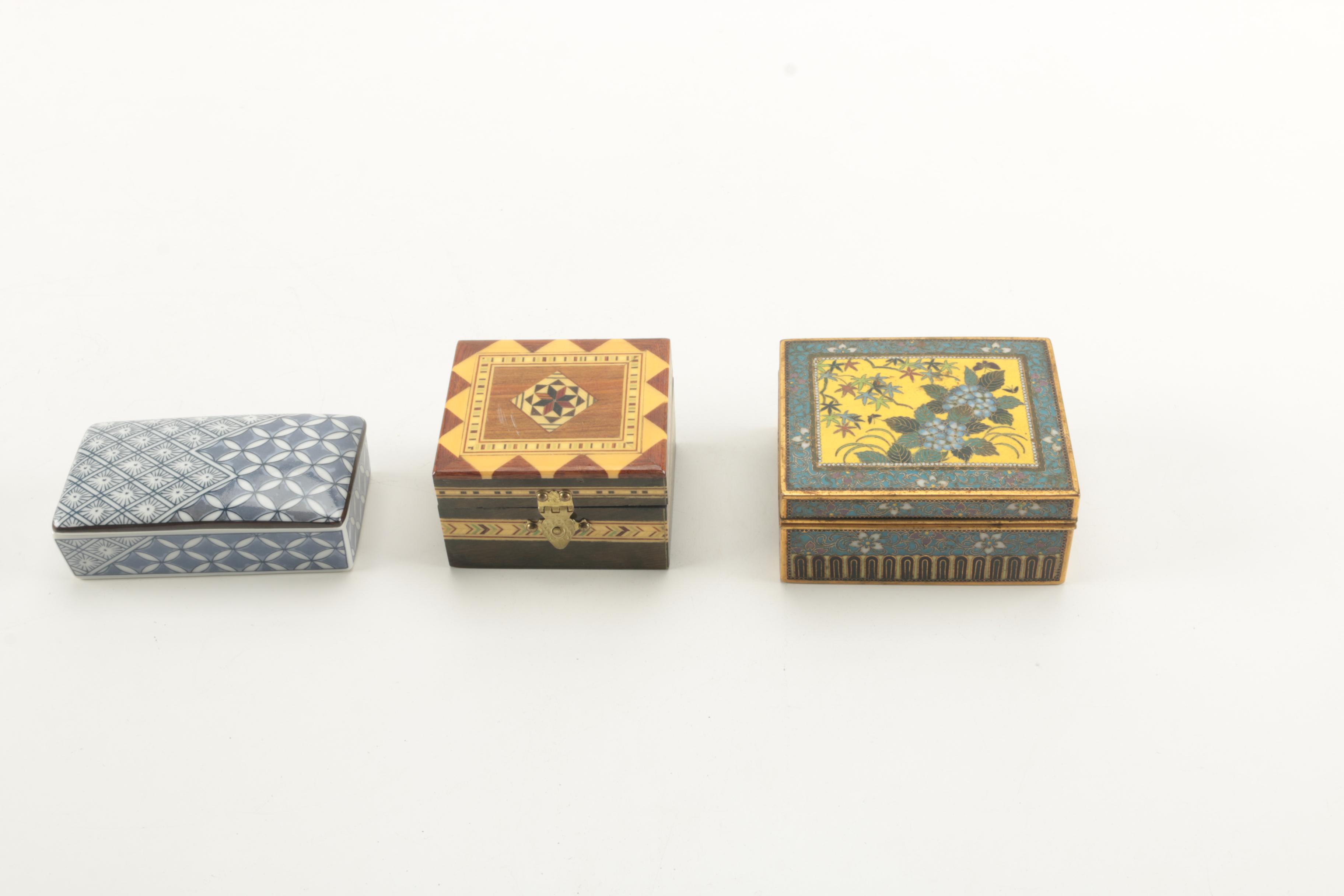 Vintage Trinket Boxes