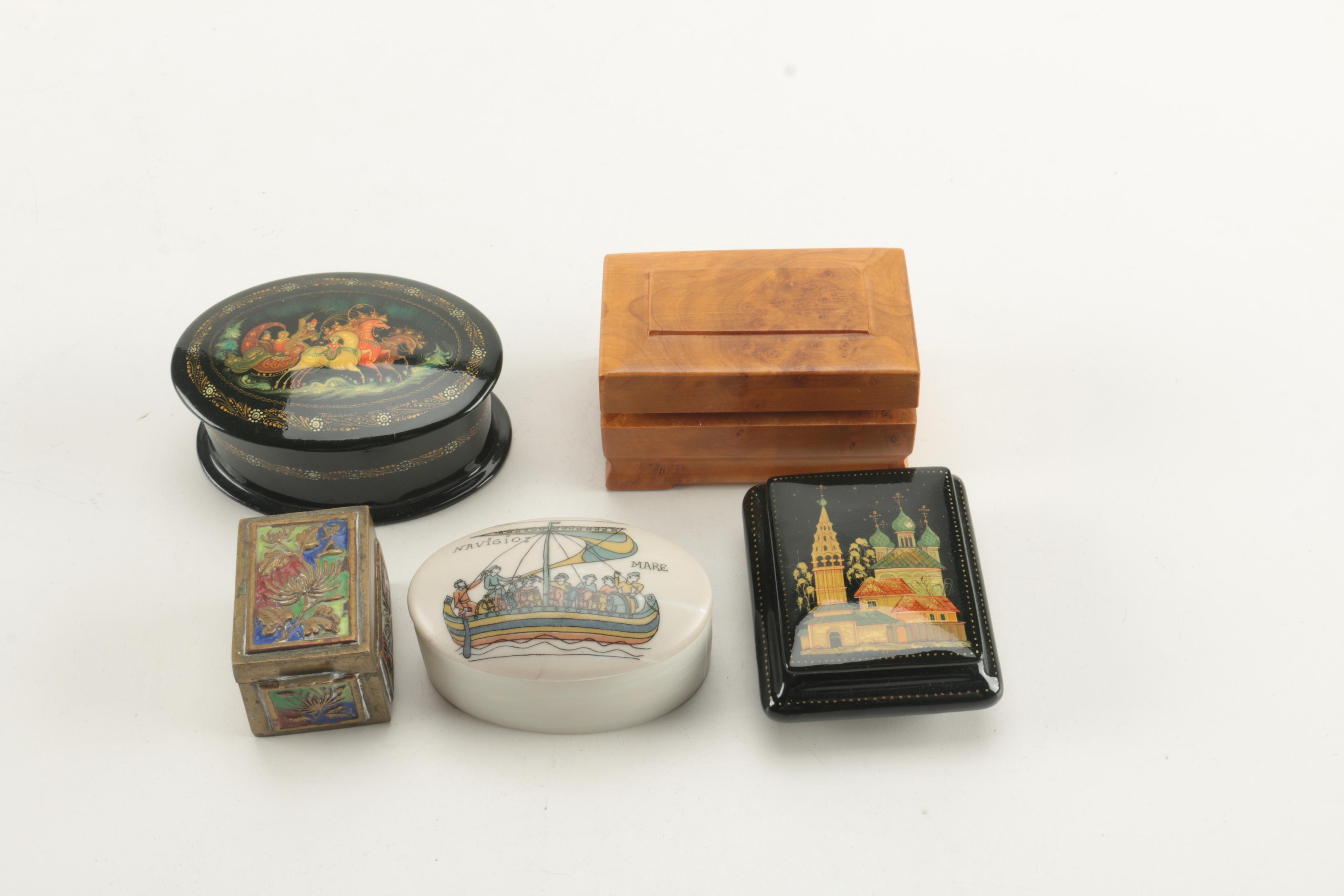 Vintage Trinket Boxes