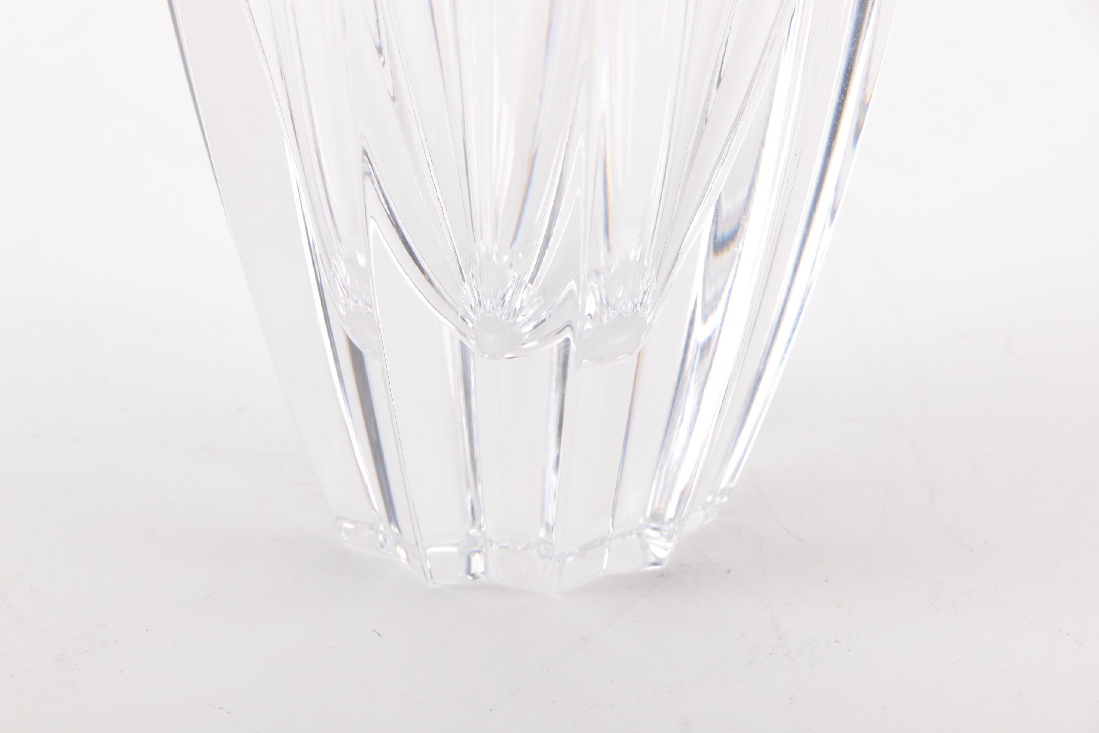 Orrefors "Fleur" Crystal Vase