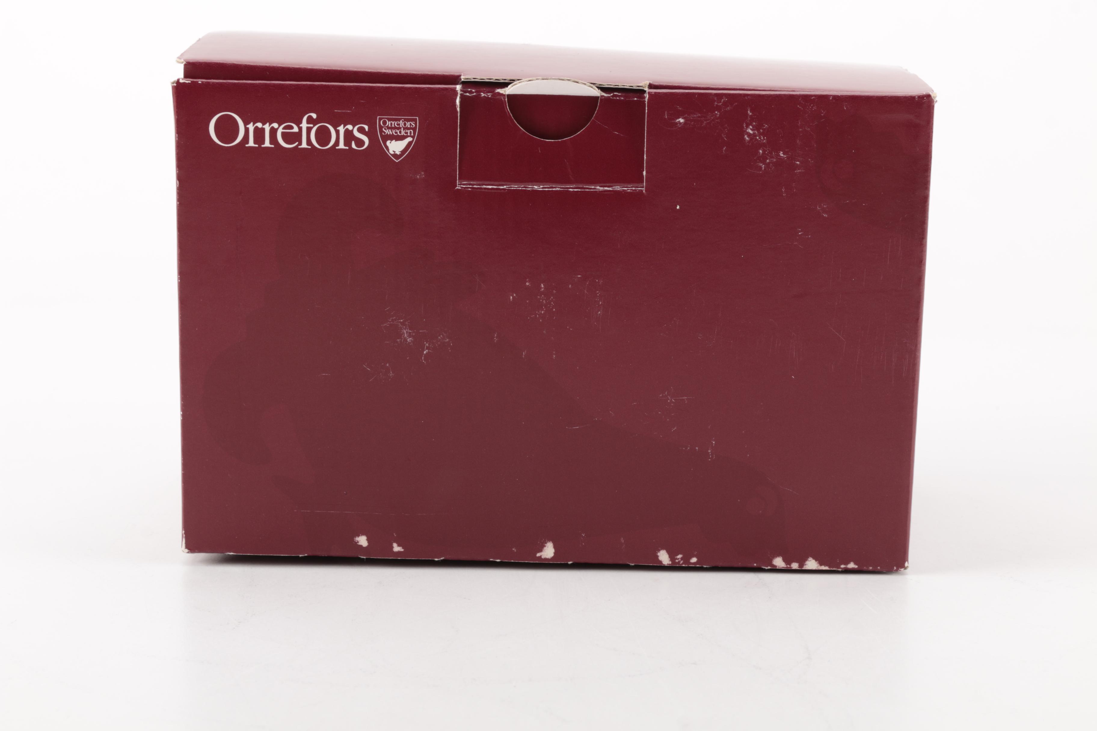 Orrefors "Fleur" Crystal Vase