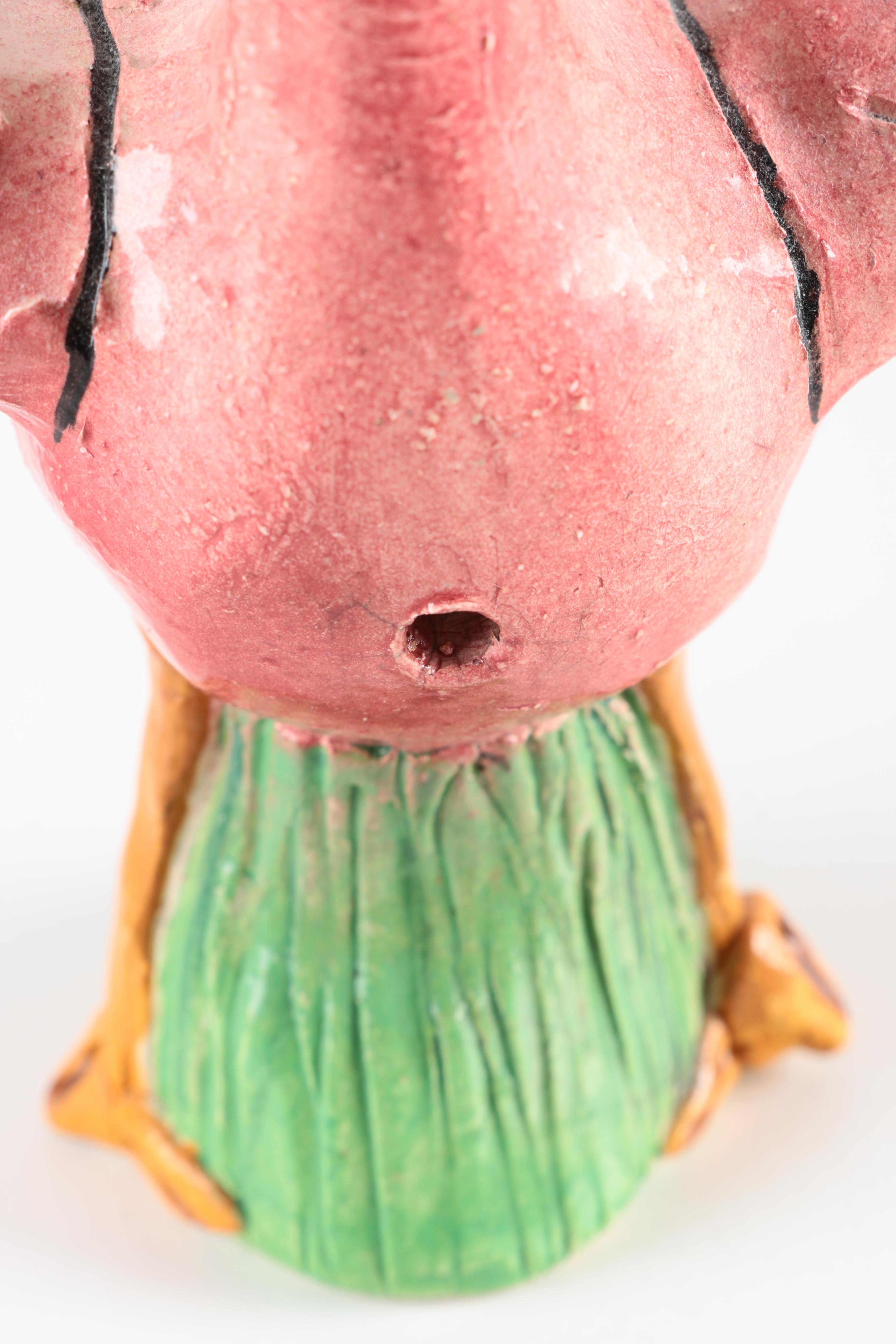 Chris Moses Art Pottery Animal Whistle Figurines