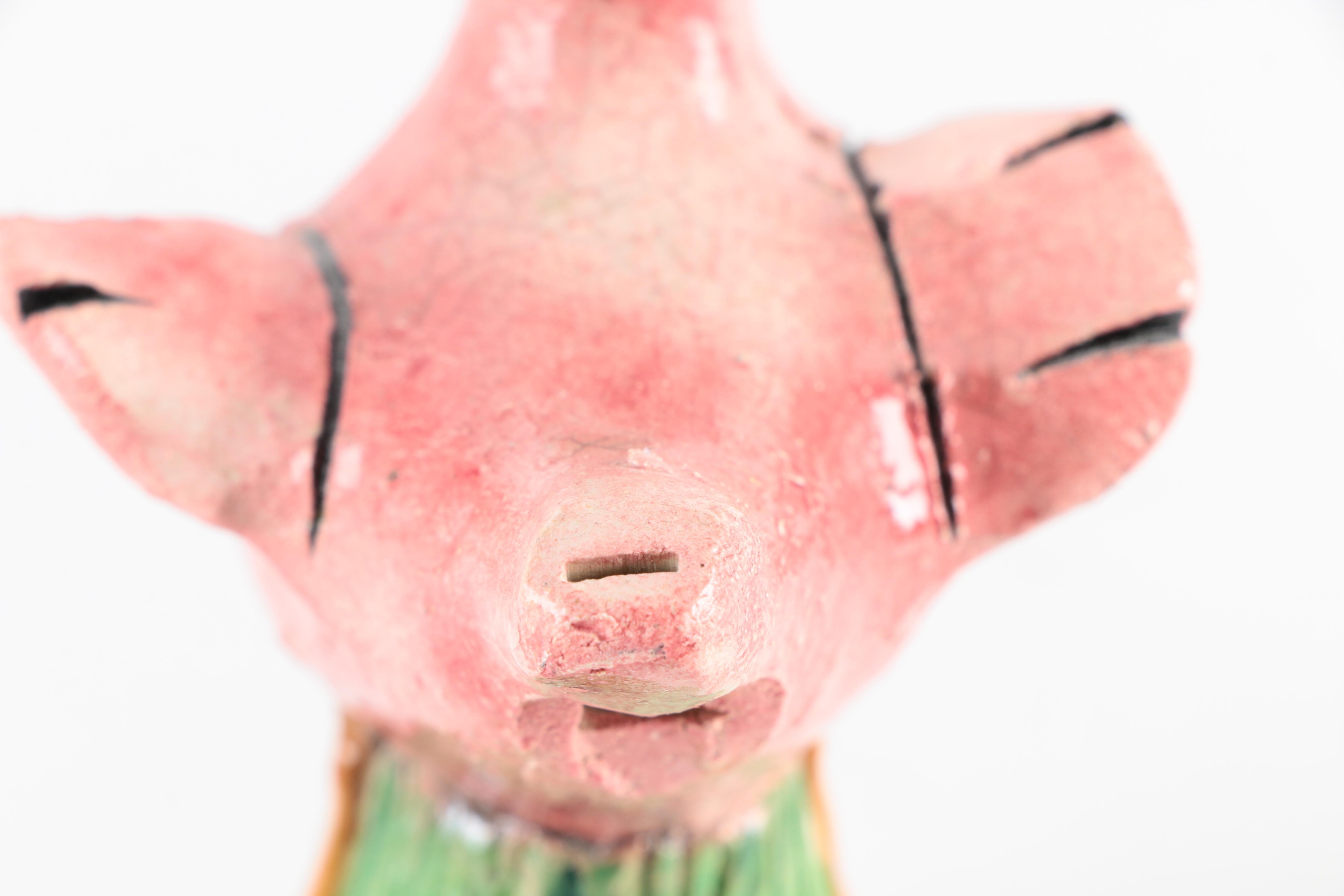 Chris Moses Art Pottery Animal Whistle Figurines