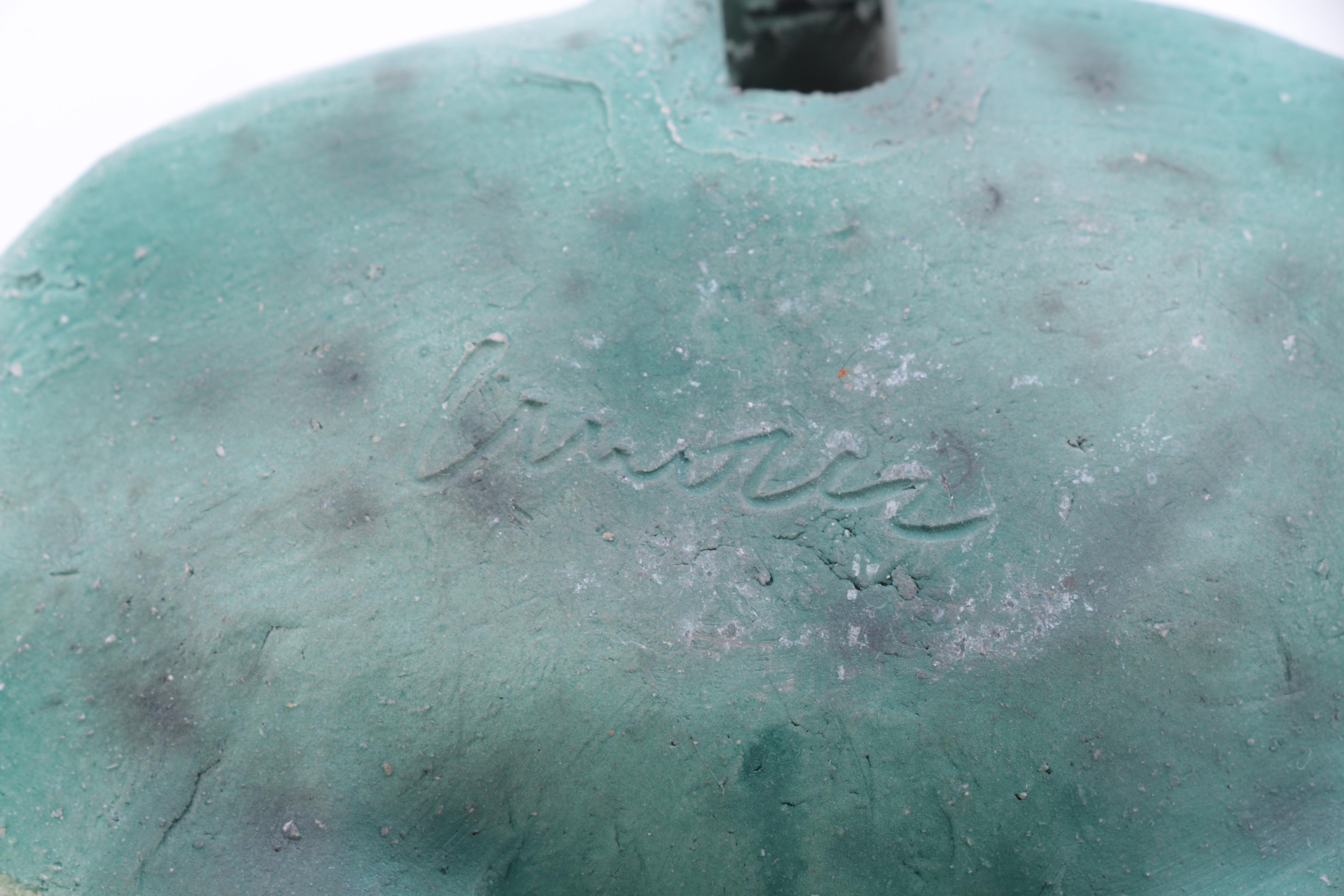 Chris Moses Art Pottery Animal Whistle Figurines