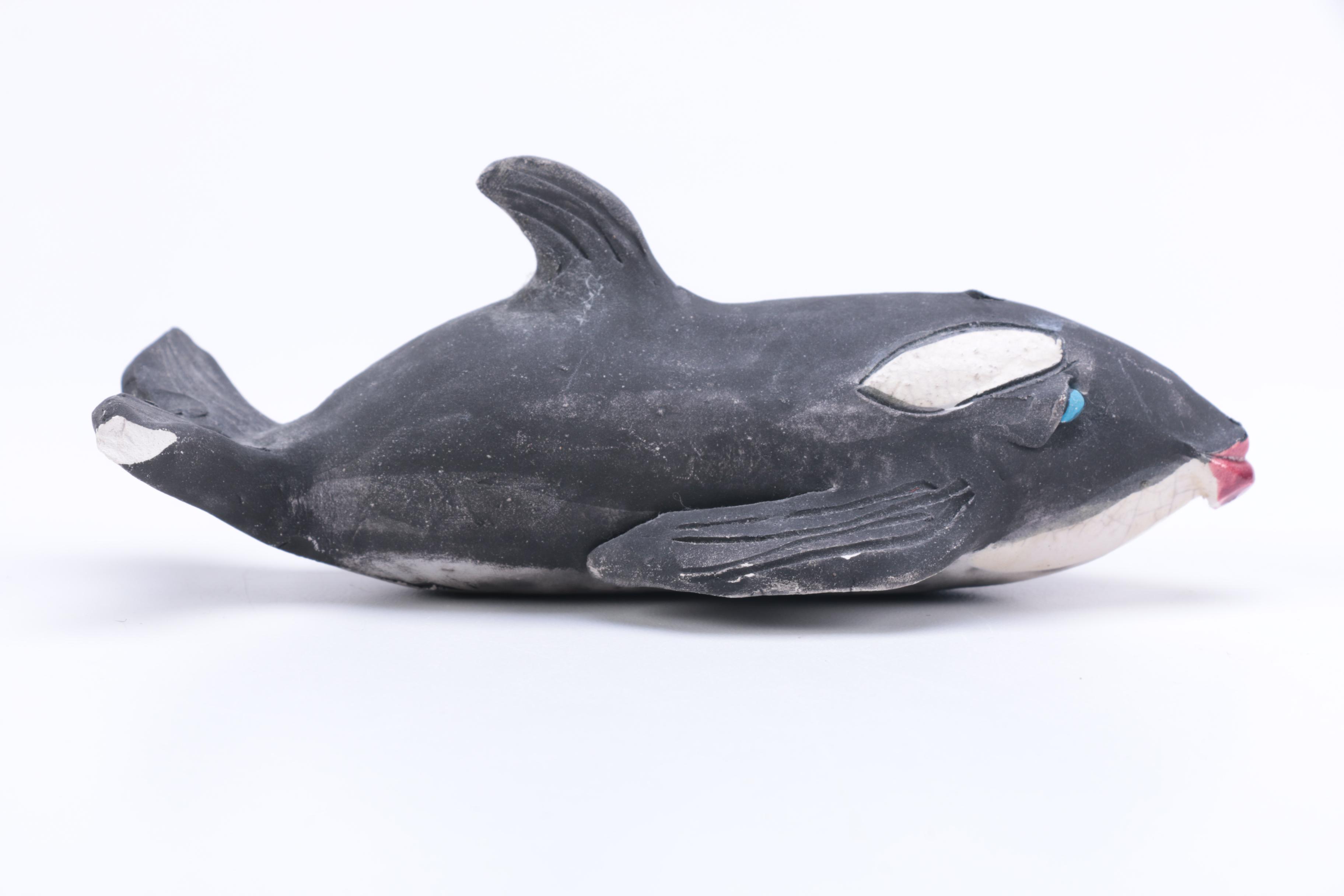 Chris Moses Art Pottery Animal Whistle Figurines