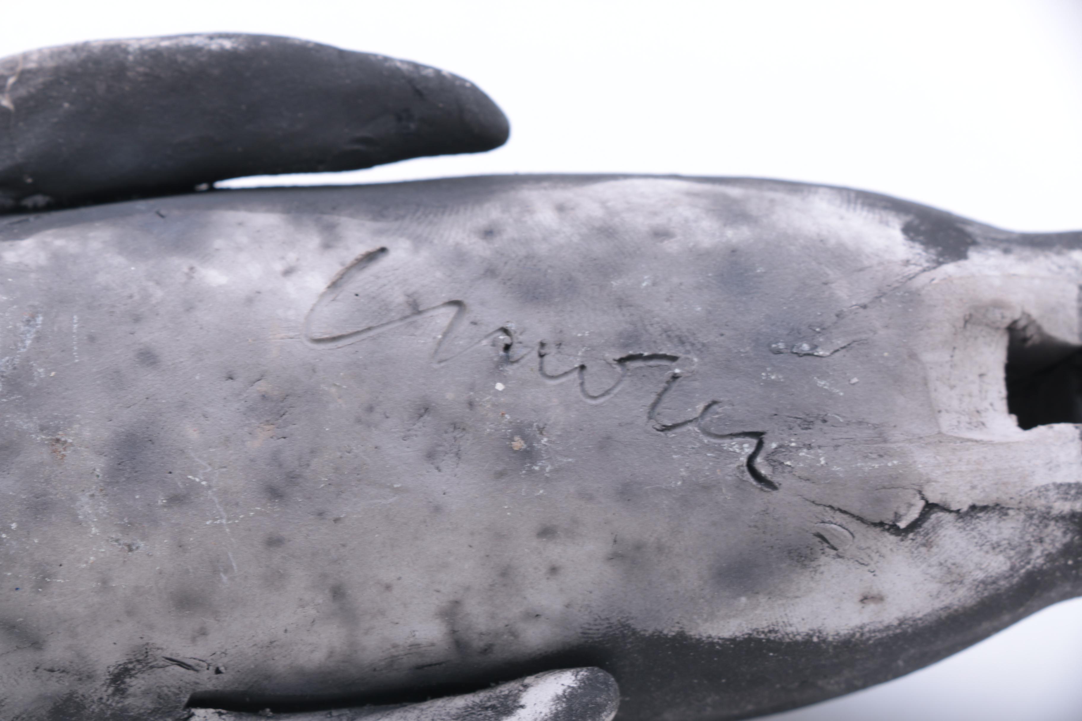 Chris Moses Art Pottery Animal Whistle Figurines