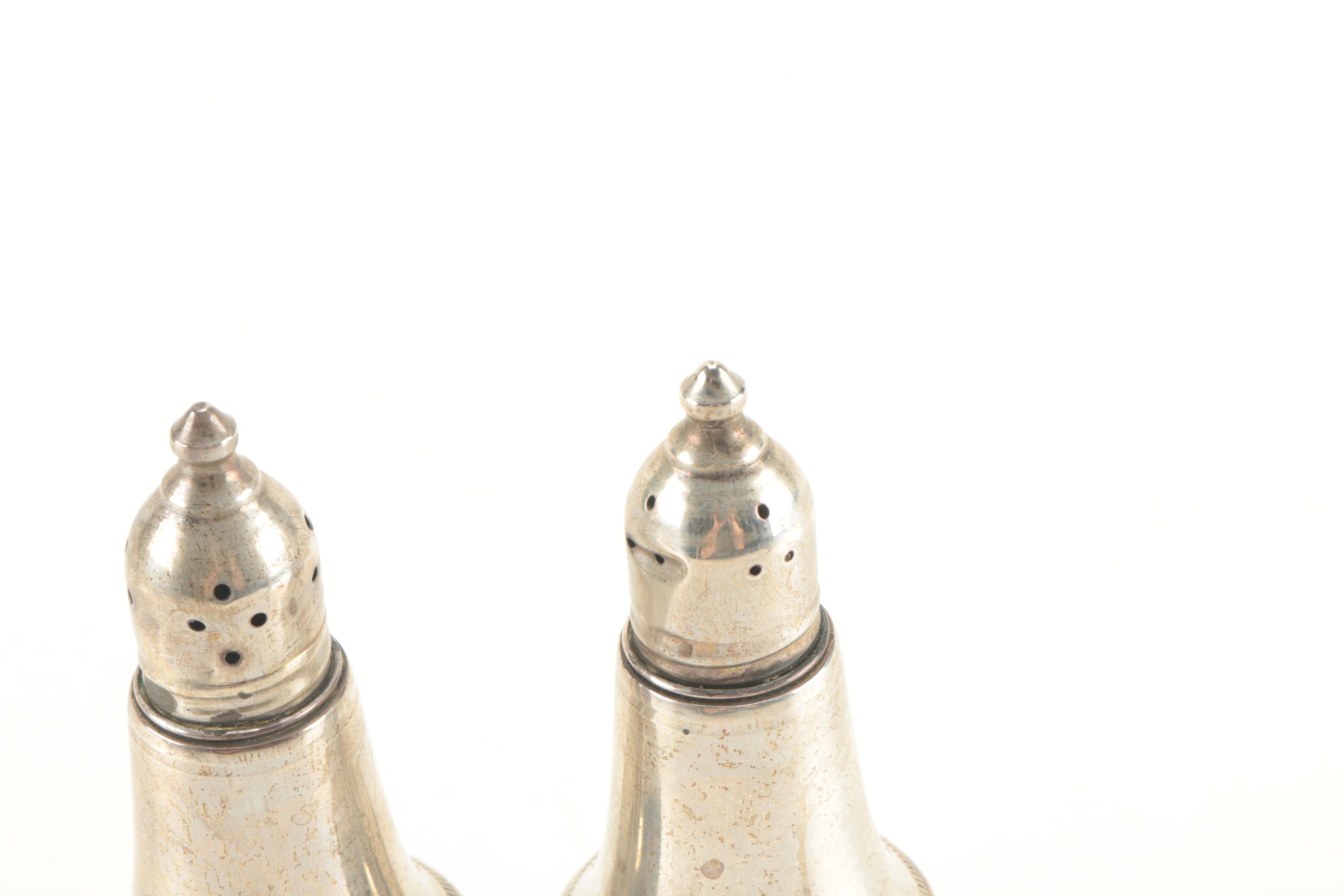 Empire Sterling Creamer and Sugar Set With Other Weighted Sterling Silver