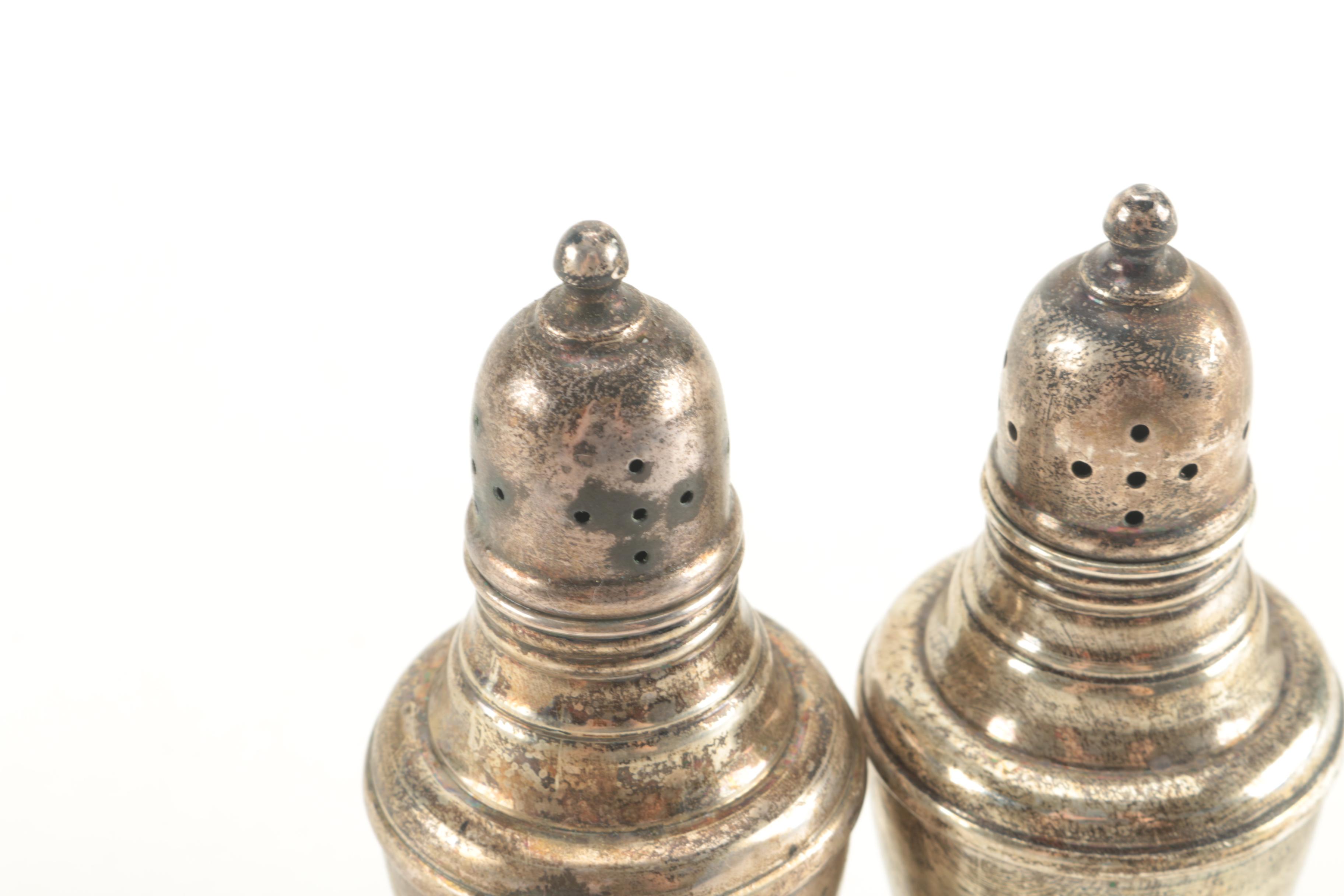 Empire Sterling Creamer and Sugar Set With Other Weighted Sterling Silver