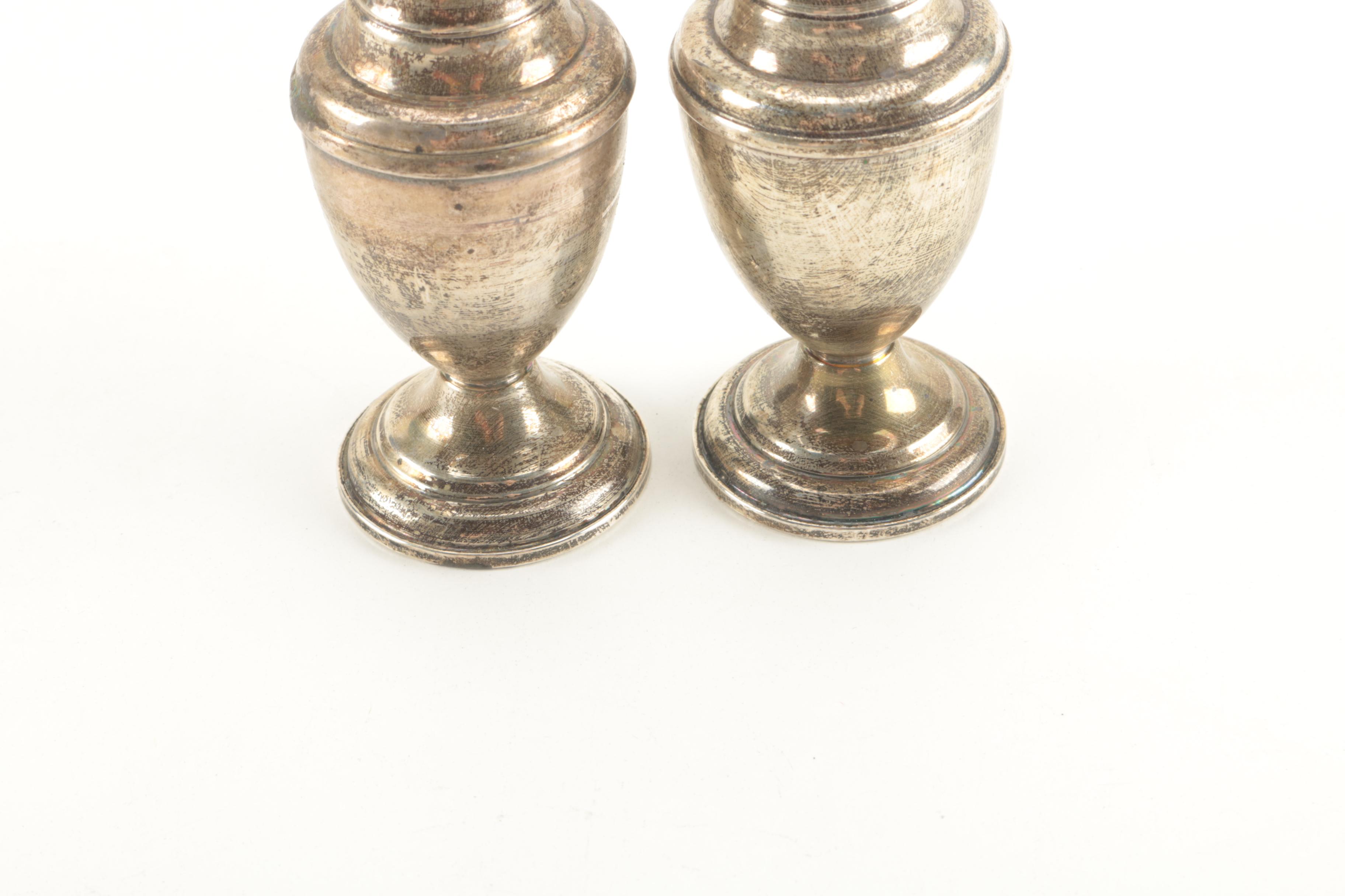 Empire Sterling Creamer and Sugar Set With Other Weighted Sterling Silver