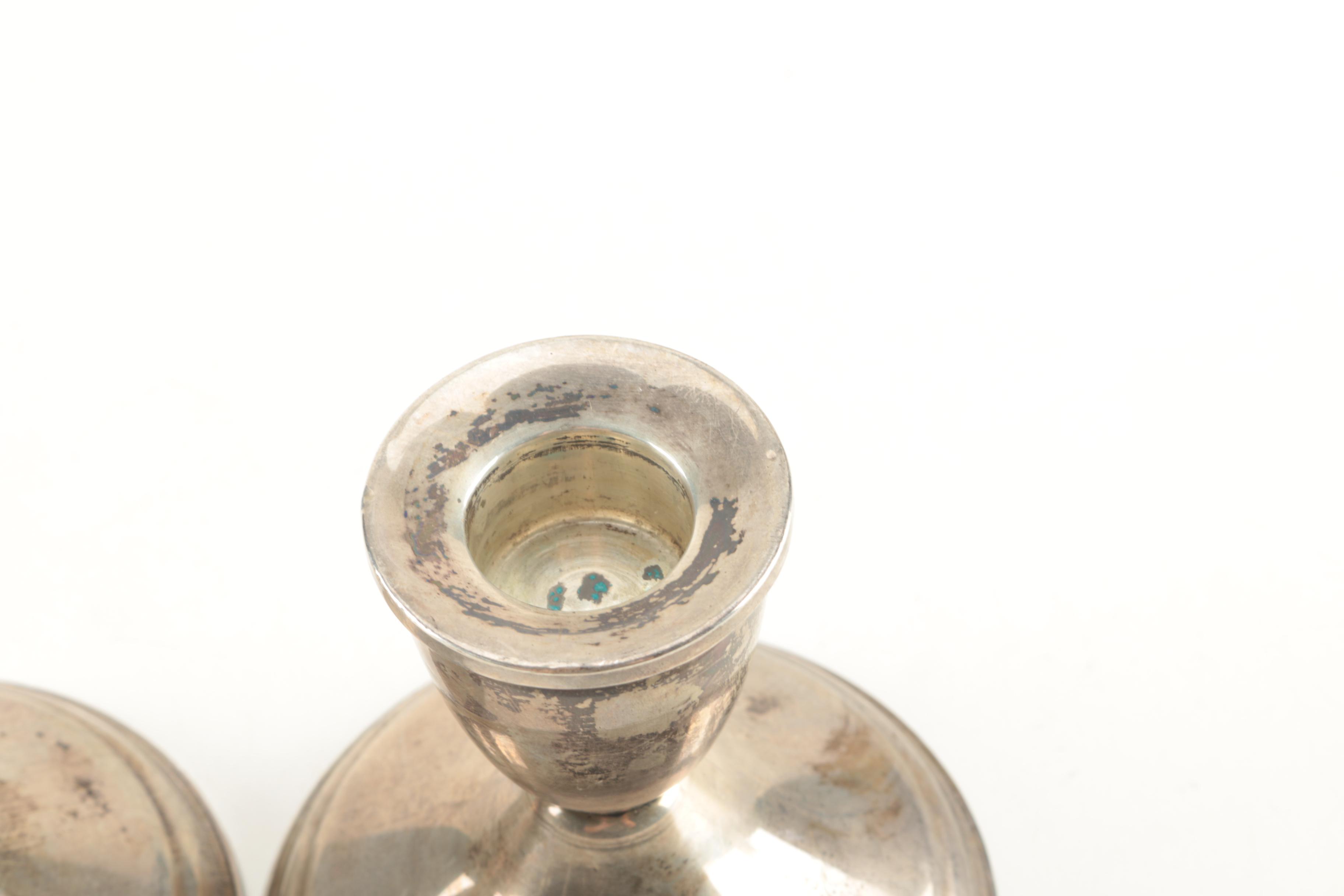 Empire Sterling Creamer and Sugar Set With Other Weighted Sterling Silver