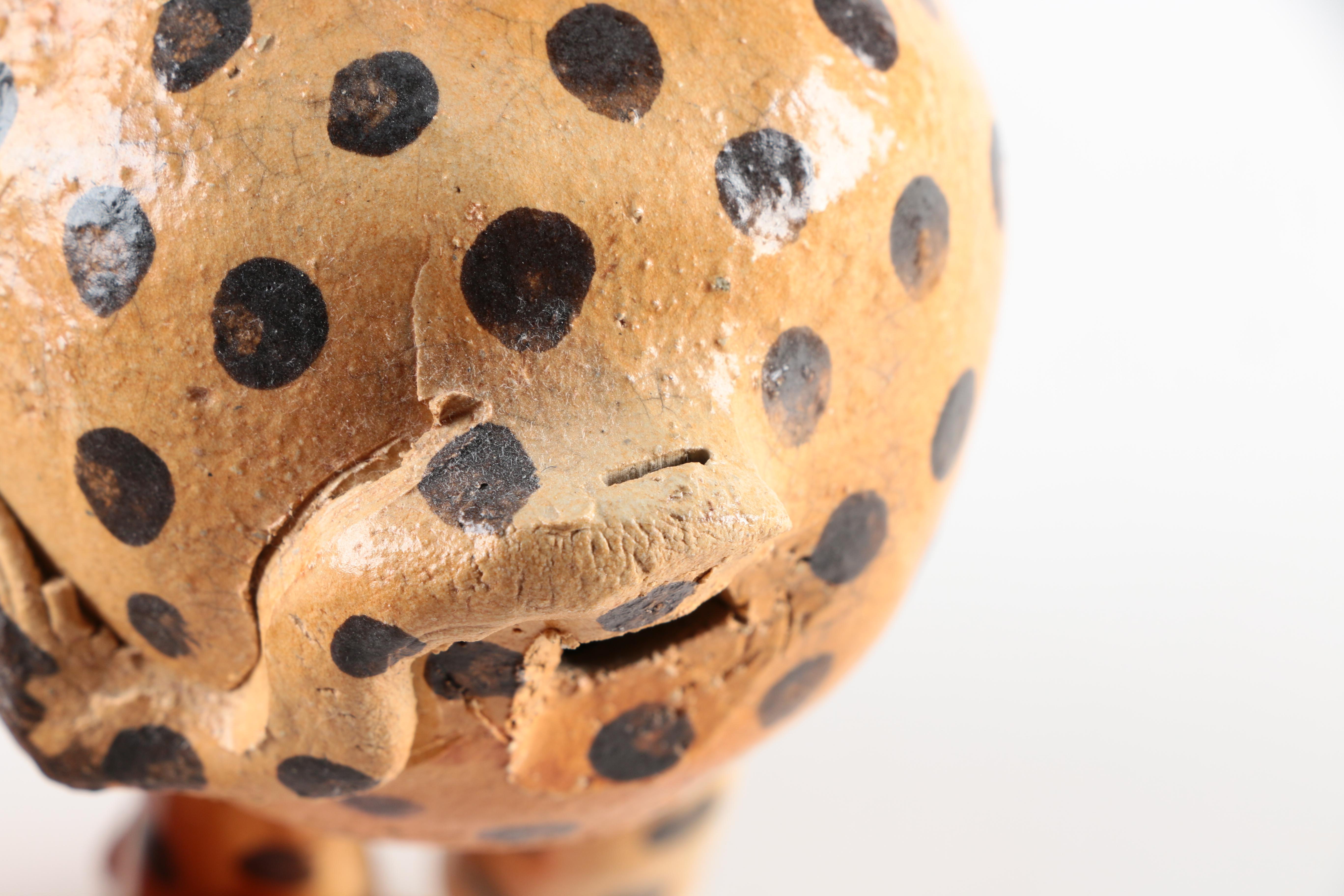 Chris Moses Art Pottery Animal Whistle Figurines