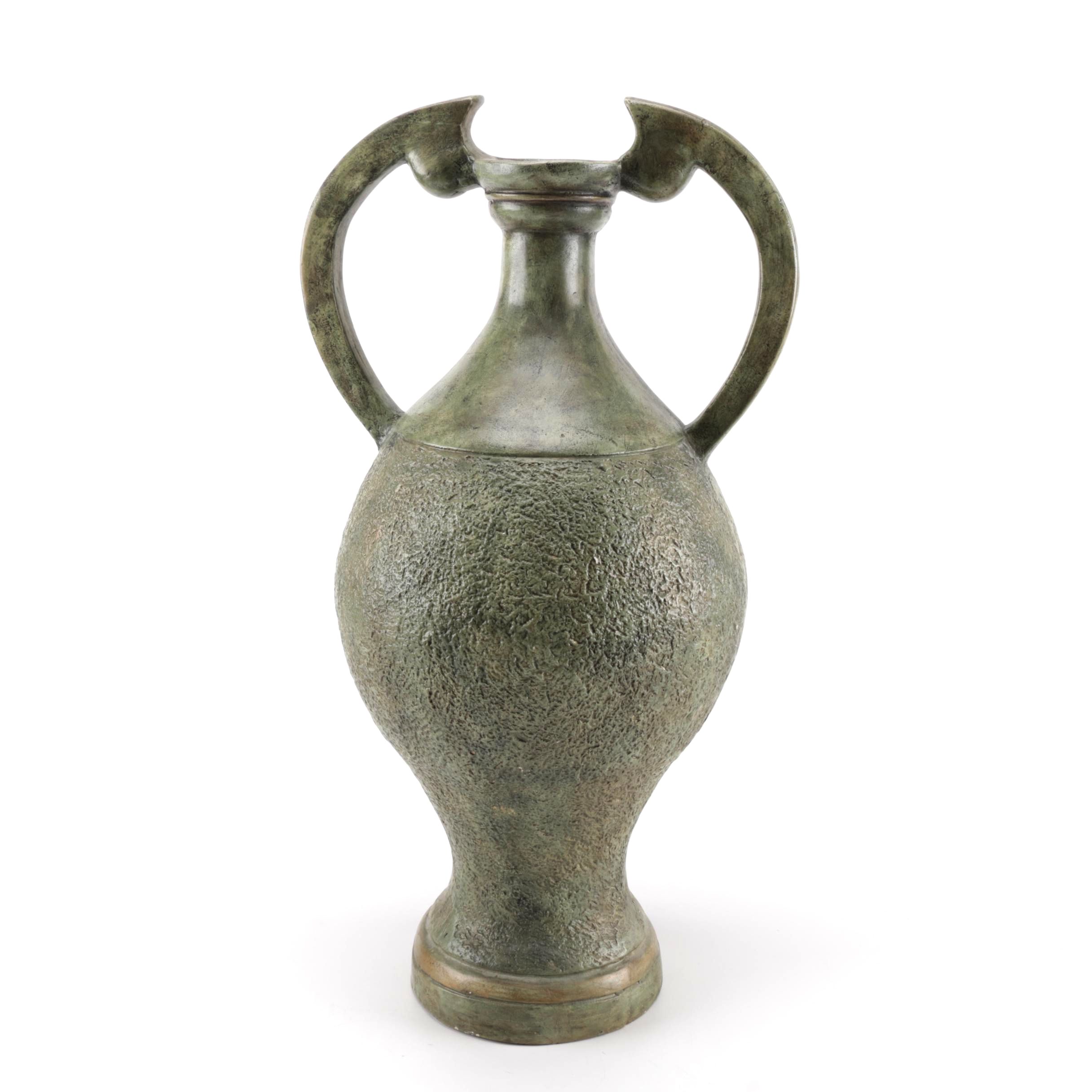 Decorative Mexican Plaster Urn