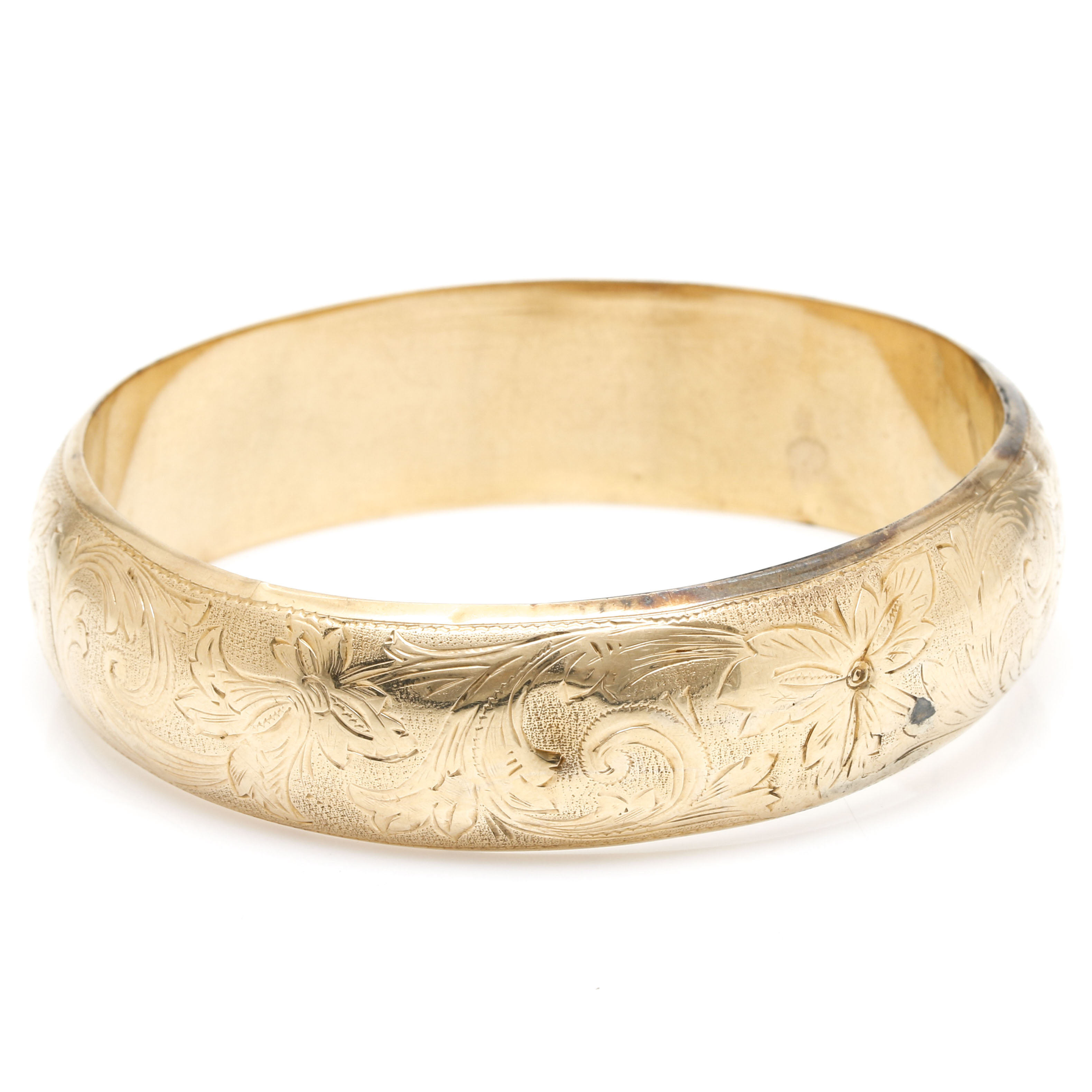 14K Yellow Gold Bangle