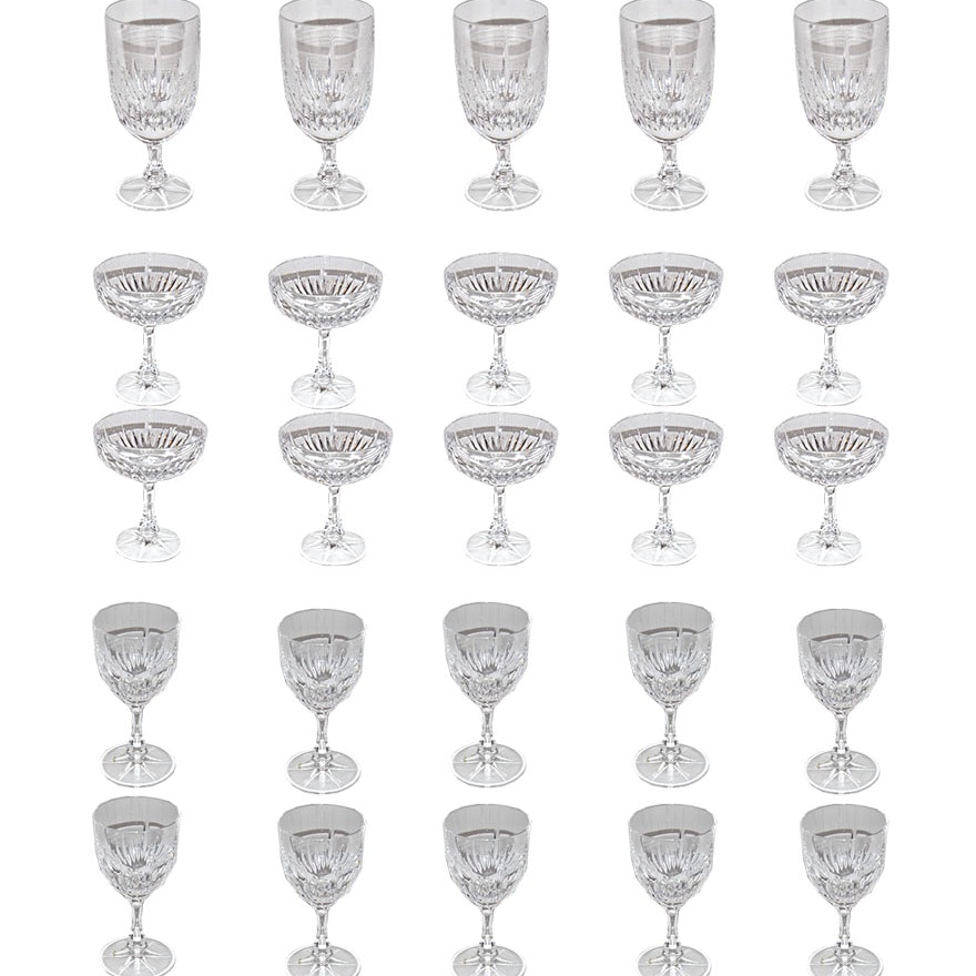 Gorham Crystal Stemware in "Hearthglow"